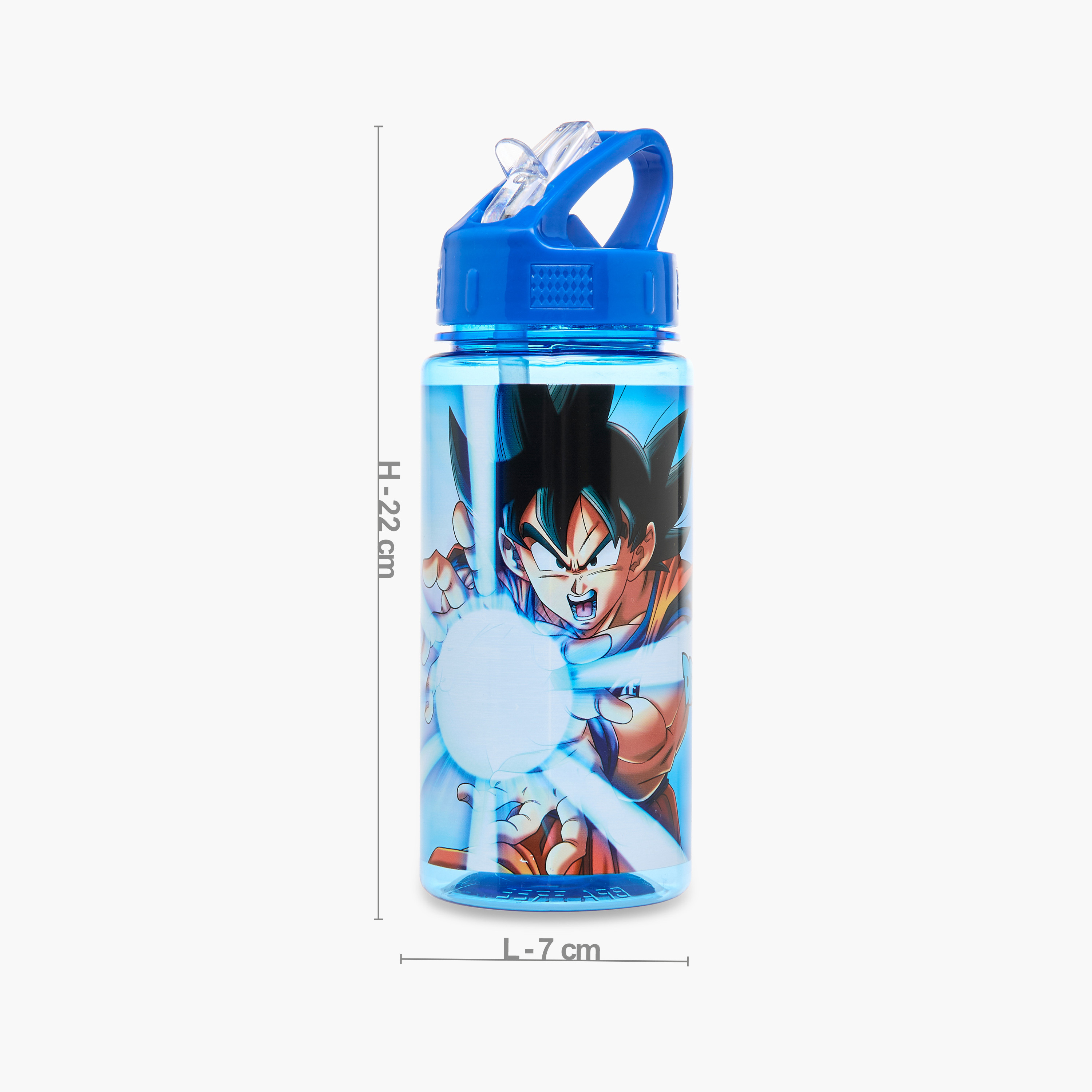 Dragon Ball Z Printed Sipper Water Bottle - 450 ml-school-waterbottles-image-2