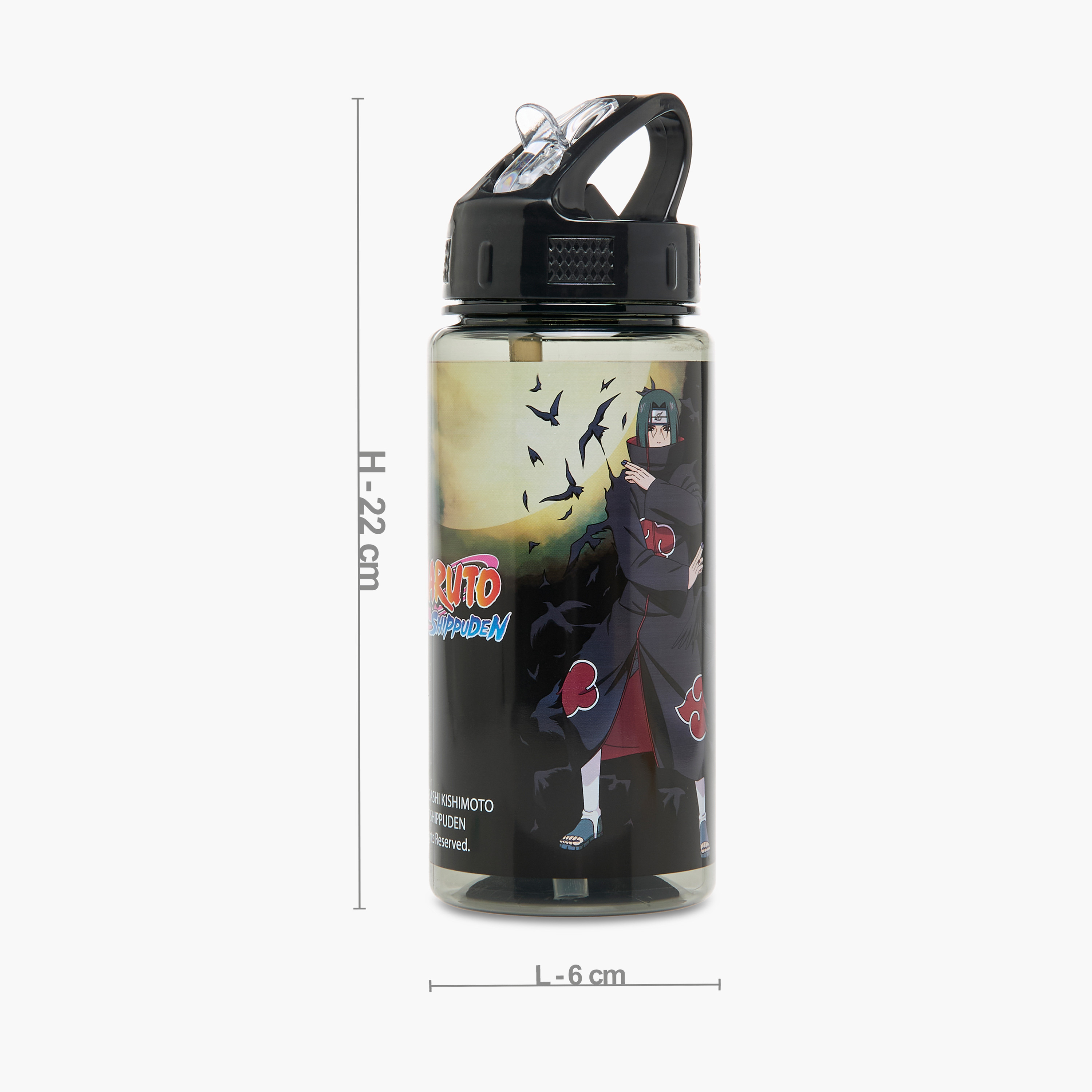 TV Tokyo Naruto Print Sipper Water Bottle - 450 ml-school-waterbottles-image-2