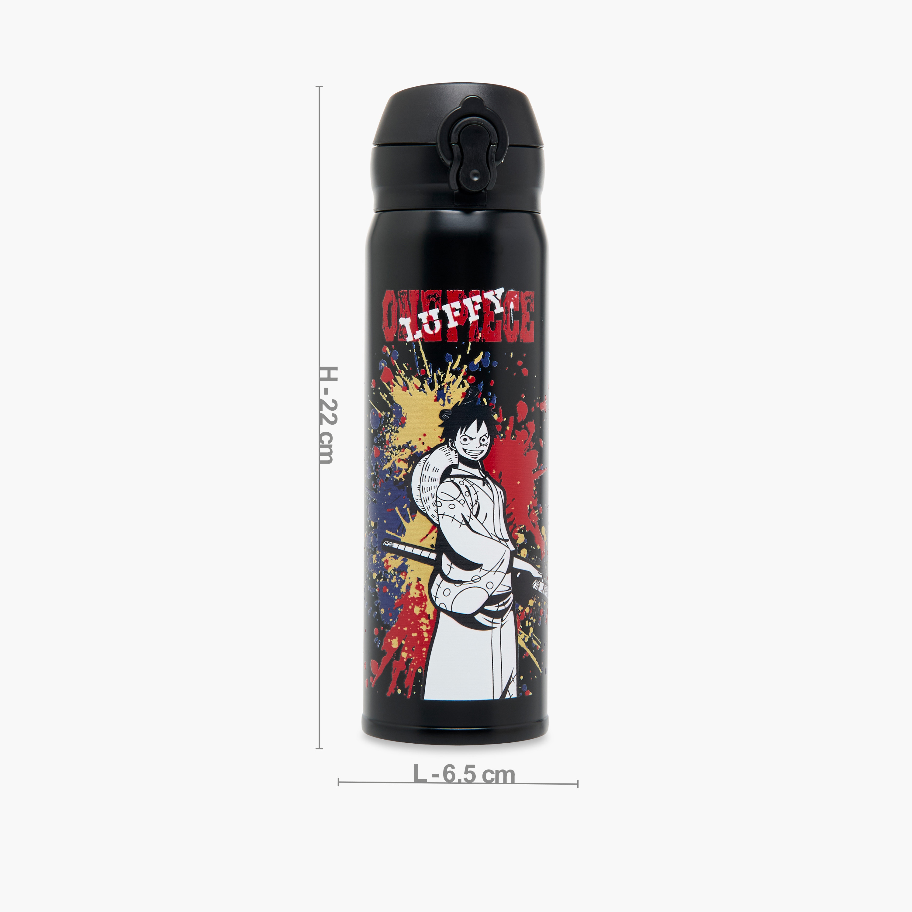 Toei Animation One Piece Print Insulated Water Bottle - 450 ml-school-waterbottles-image-2
