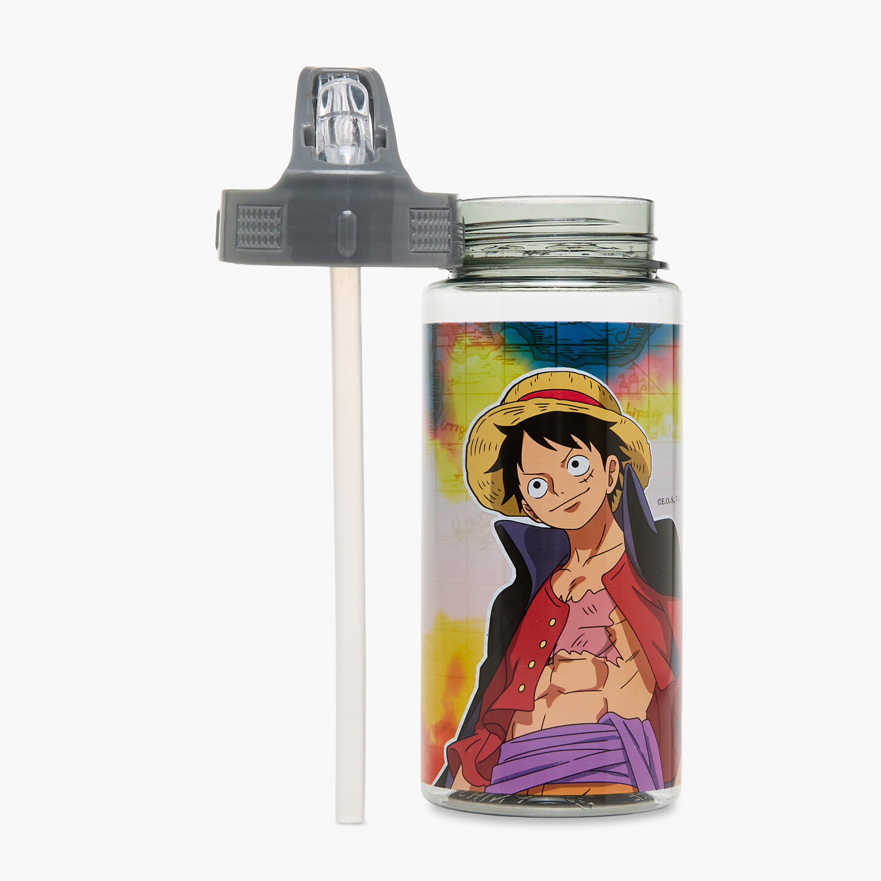 Toei Animation One Piece Print Water Bottle - 450 ml-school-waterbottles-image-3