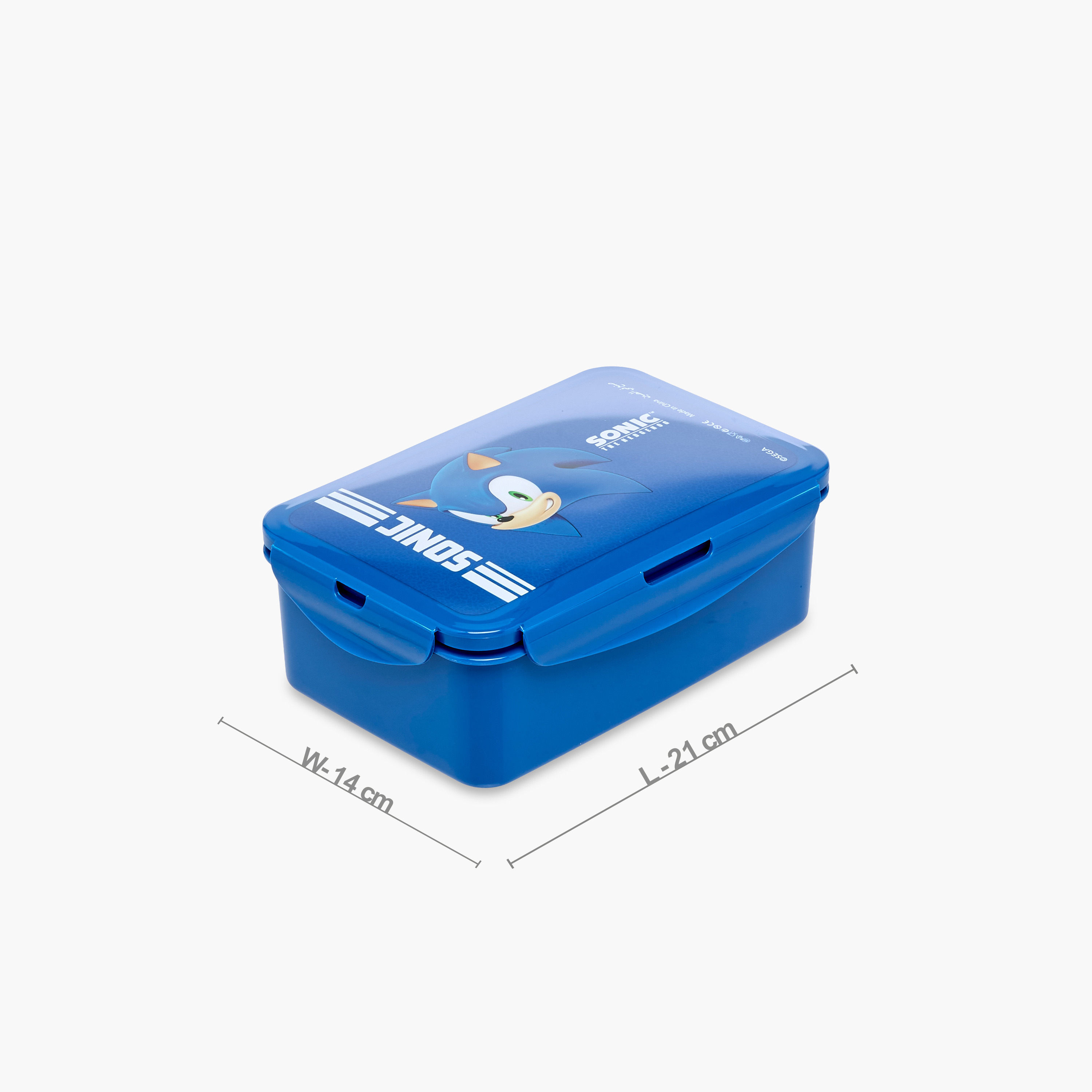 Sonic the Hedgehog Print Sandwich Box - 1.1 L-school-lunchessentials-lunchboxes-image-2