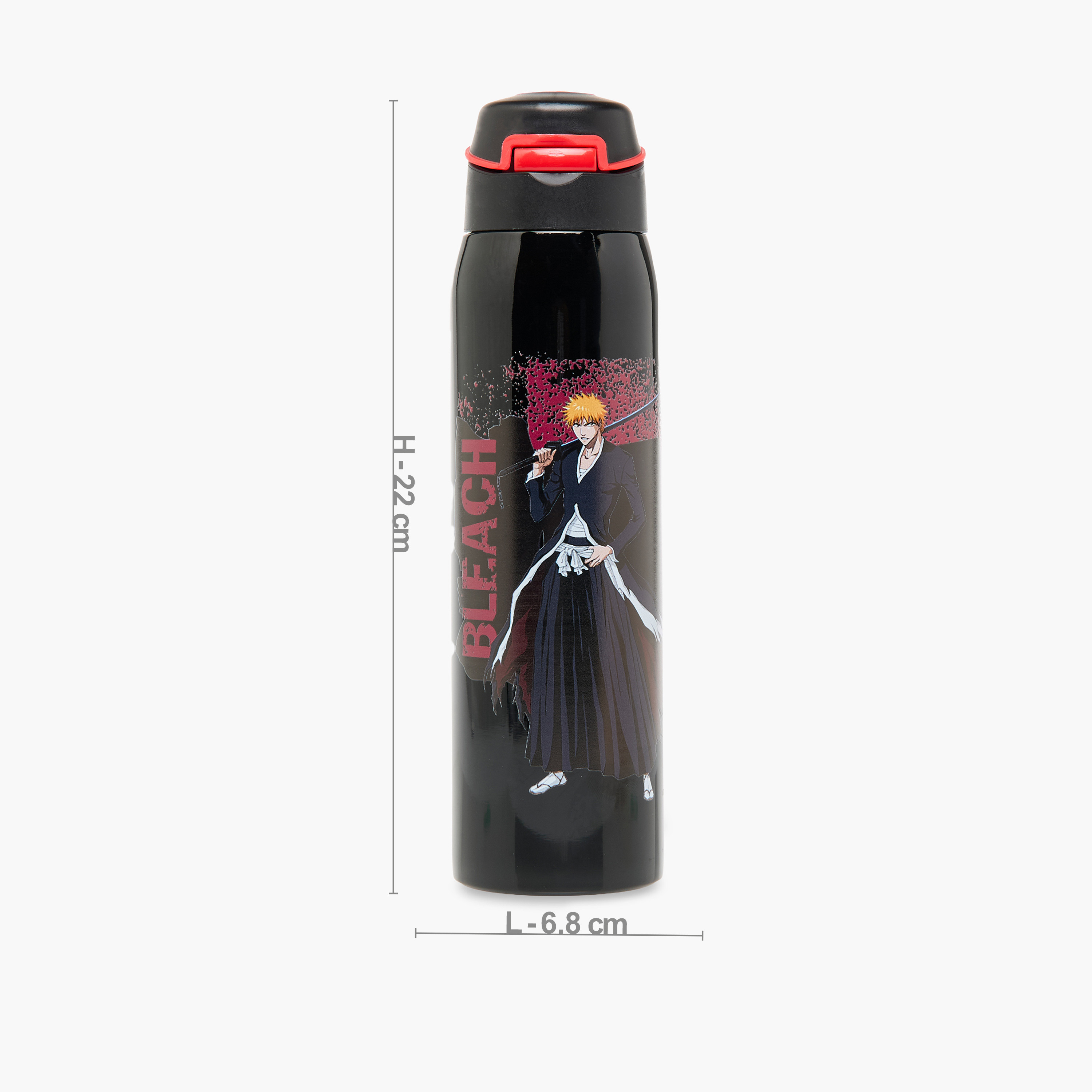 Bleach Print Insulated Water Bottle - 500 ml-school-waterbottles-image-2