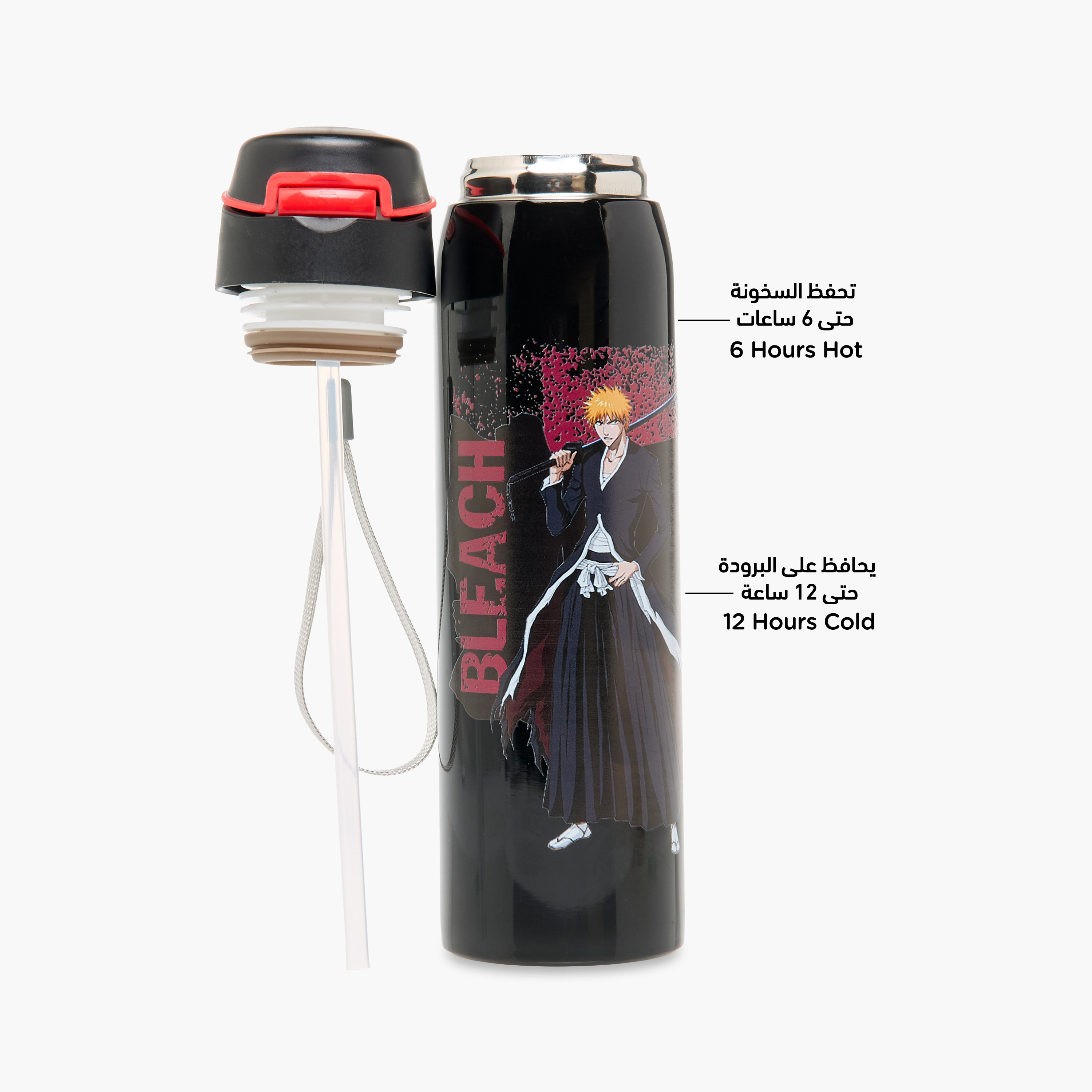Bleach Print Insulated Water Bottle - 500 ml-school-waterbottles-image-6