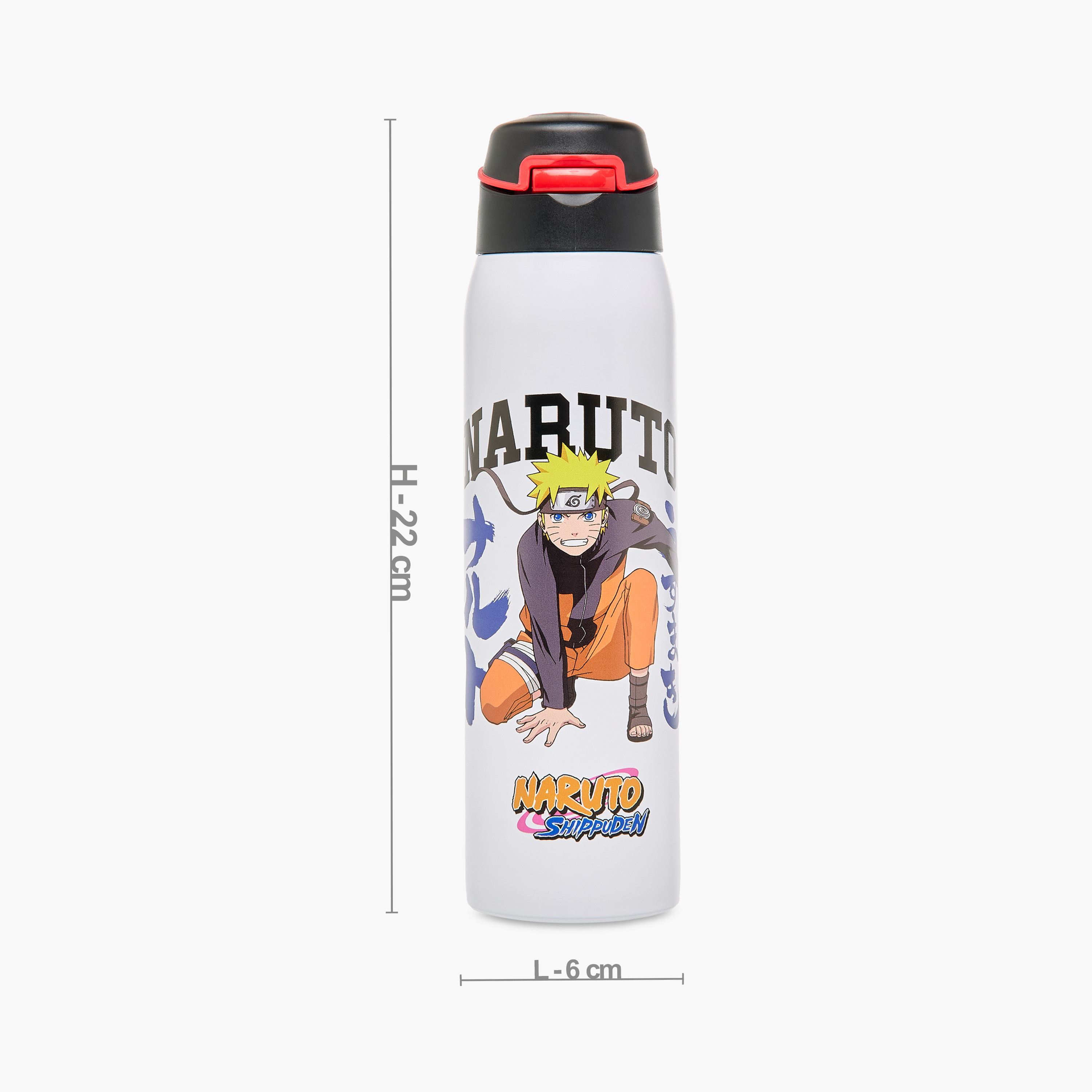 TV Tokyo Naruto Print Double Wall Insulated Water Bottle - 500 ml-school-waterbottles-image-2