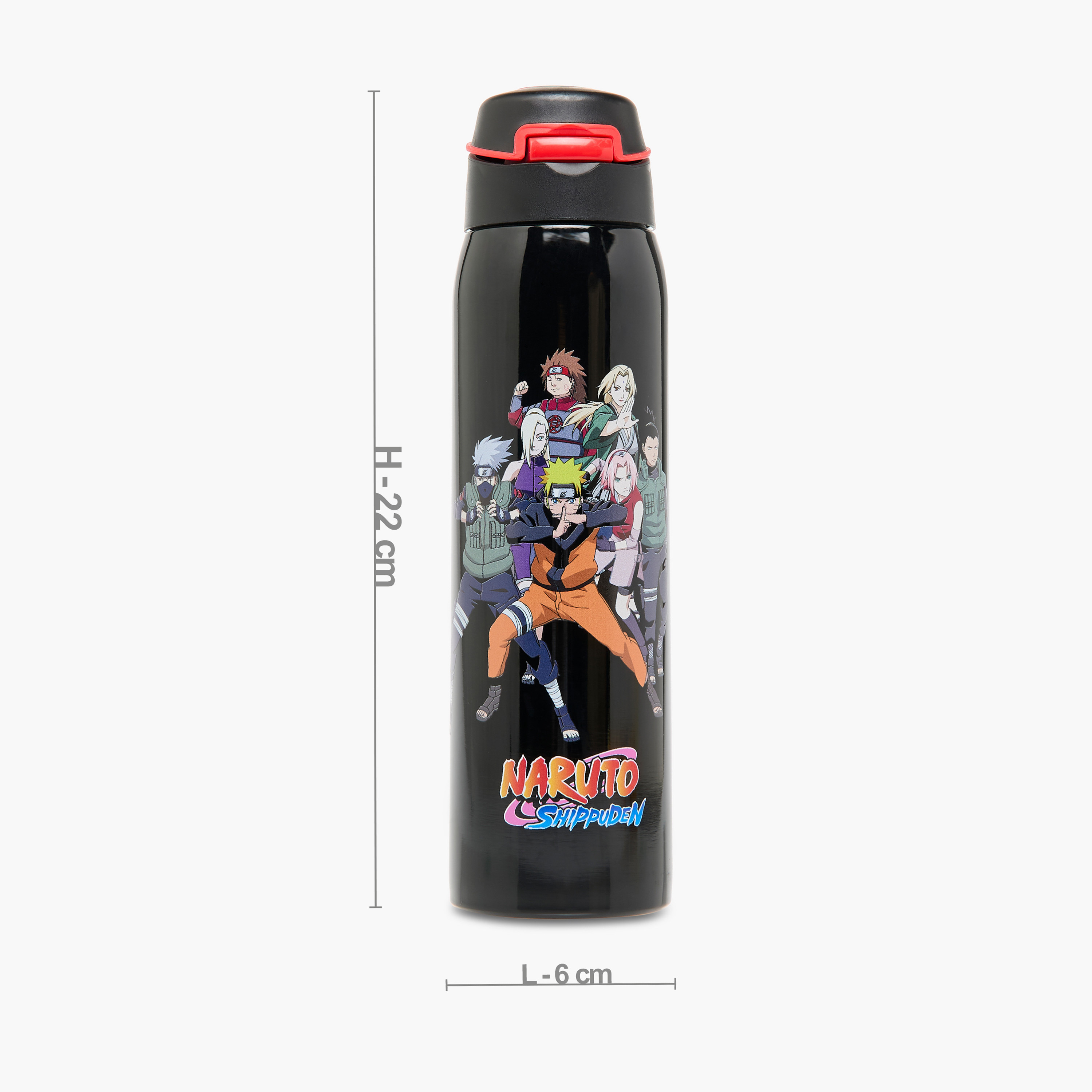 TV Tokyo Naruto Print Stainless Steel Sipper Water Bottle - 500 ml-school-waterbottles-image-2