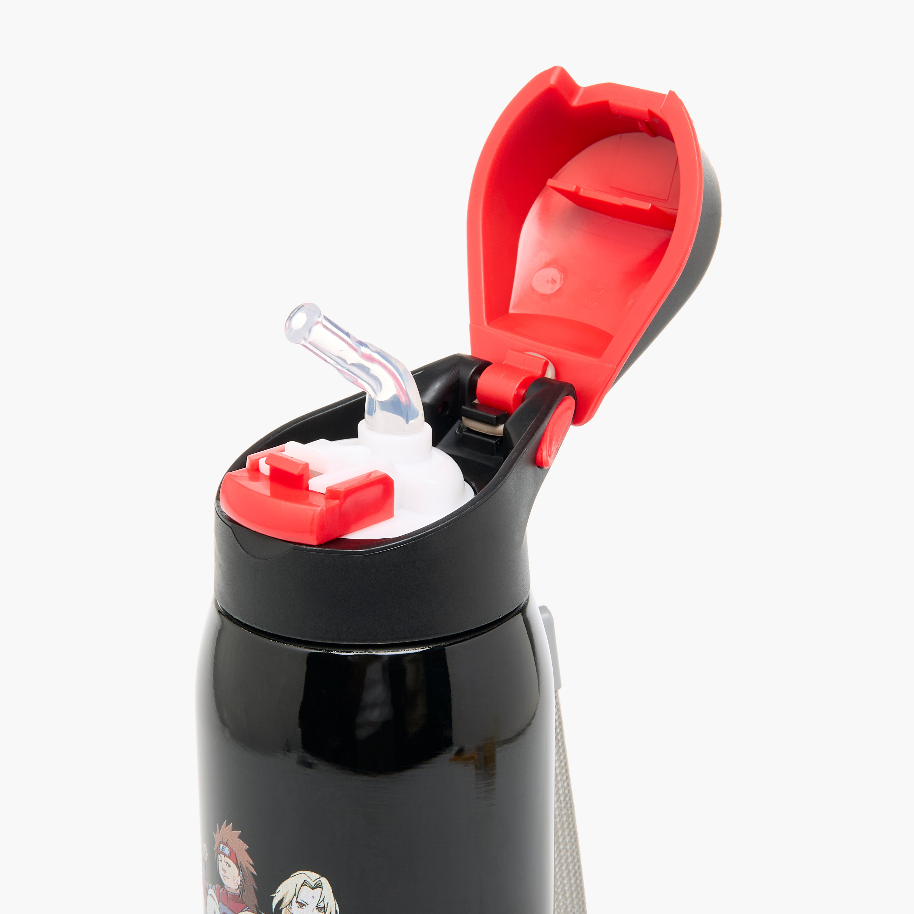 TV Tokyo Naruto Print Stainless Steel Sipper Water Bottle - 500 ml-school-waterbottles-image-6