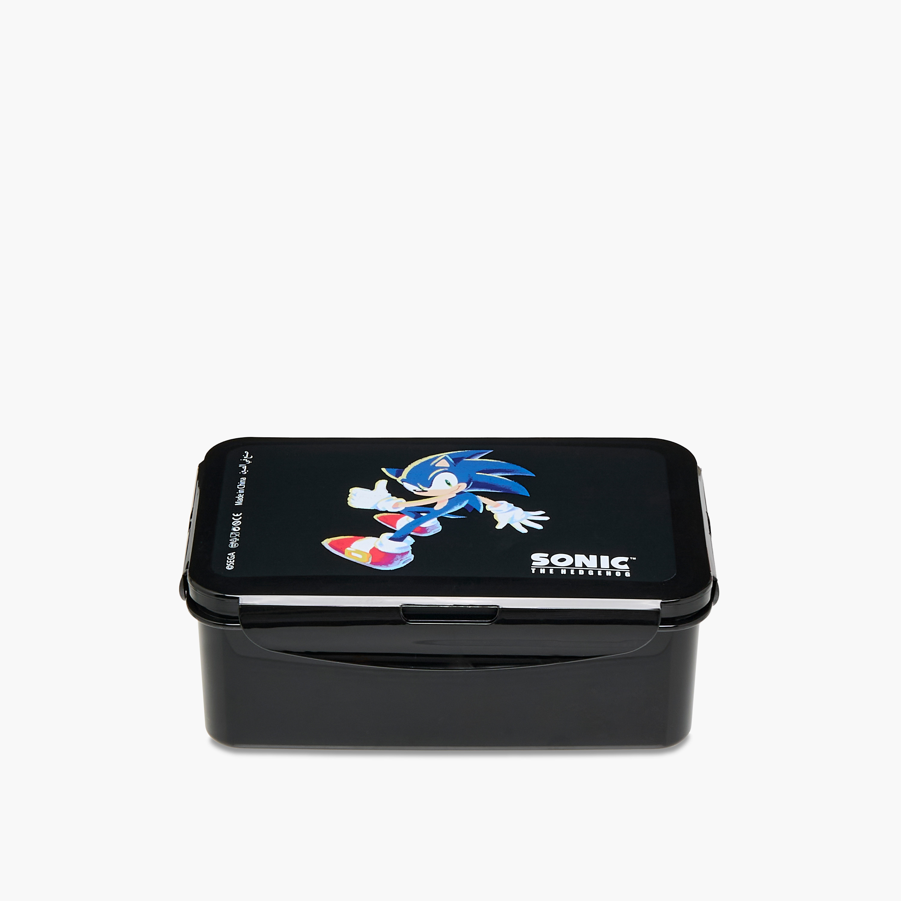 Sonic Printed Sectioned Lunch Box-school-lunchessentials-lunchboxes-image-1