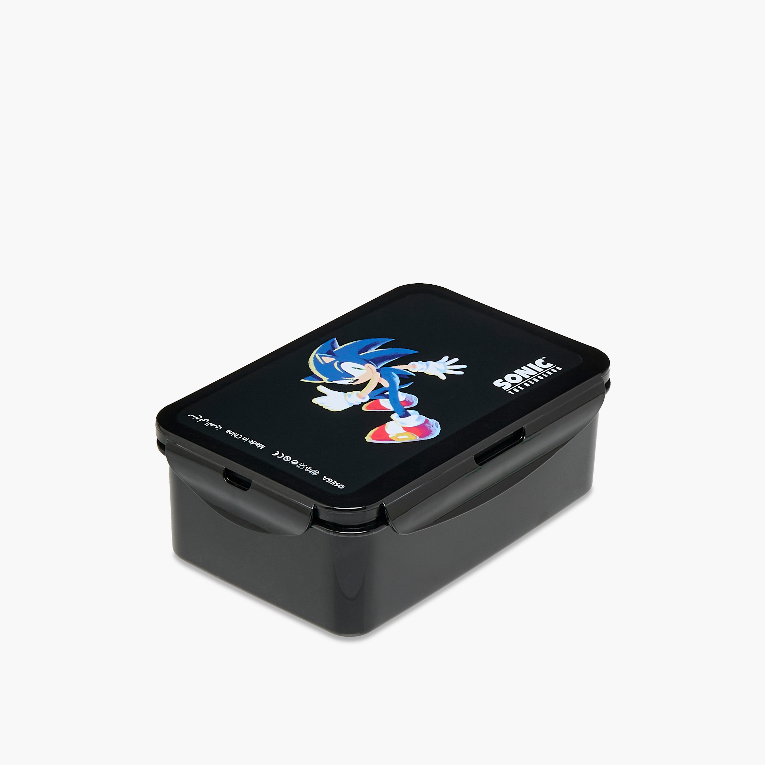 Sonic Printed Sectioned Lunch Box-school-lunchessentials-lunchboxes-image-6