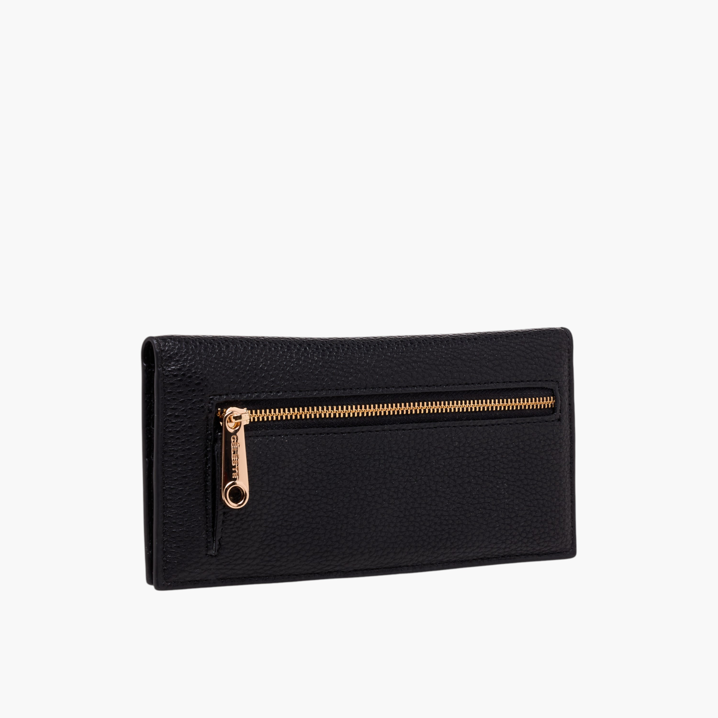 محفظة بارزة الملمس بطية ثنائية وزر إغلاق مغناطيسي من سيليست-women-bagsandwallets-wallets-image-4