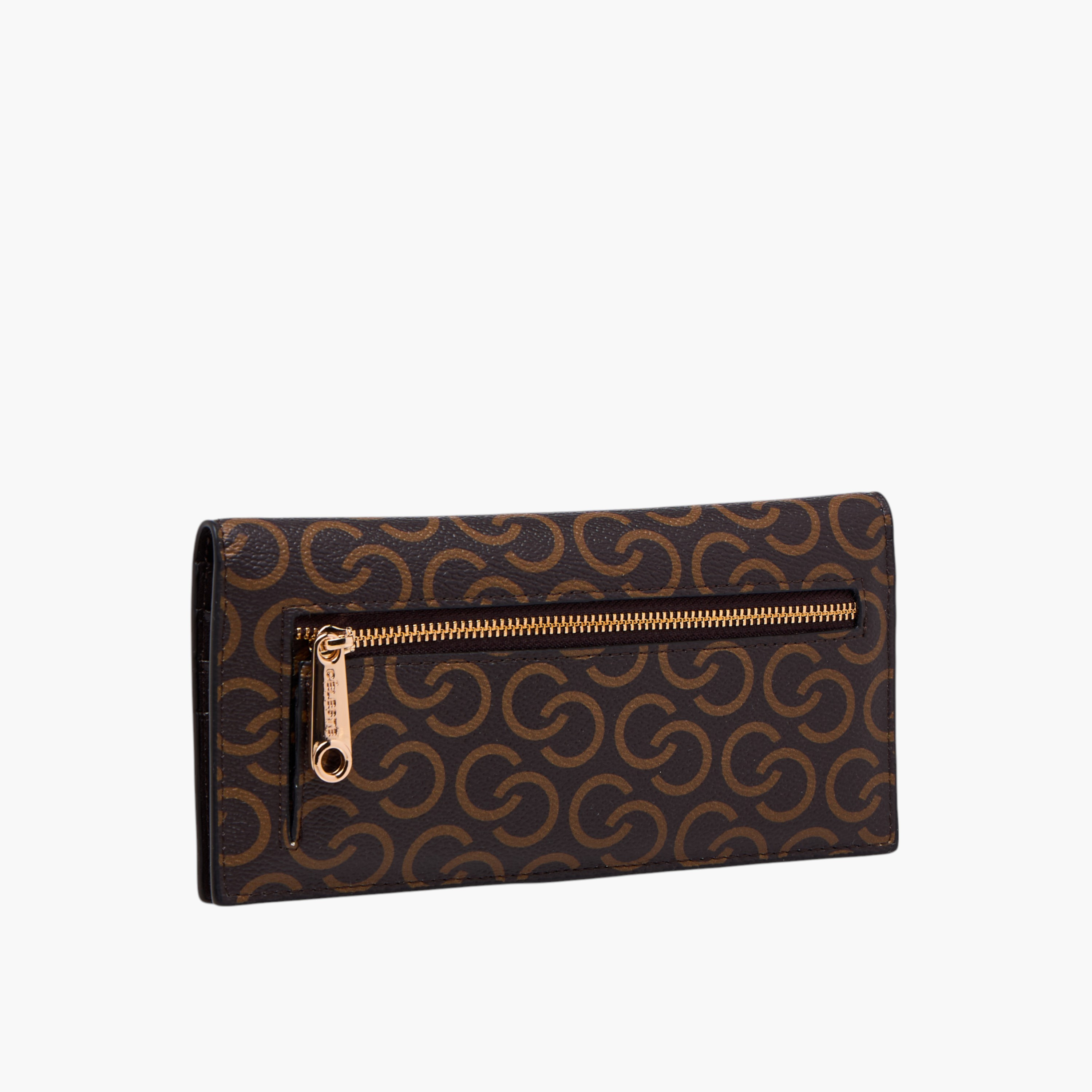 Celeste Monogram Print Bi-Fold Wallet with Snap Button Closure-women-bagsandwallets-wallets-image-3