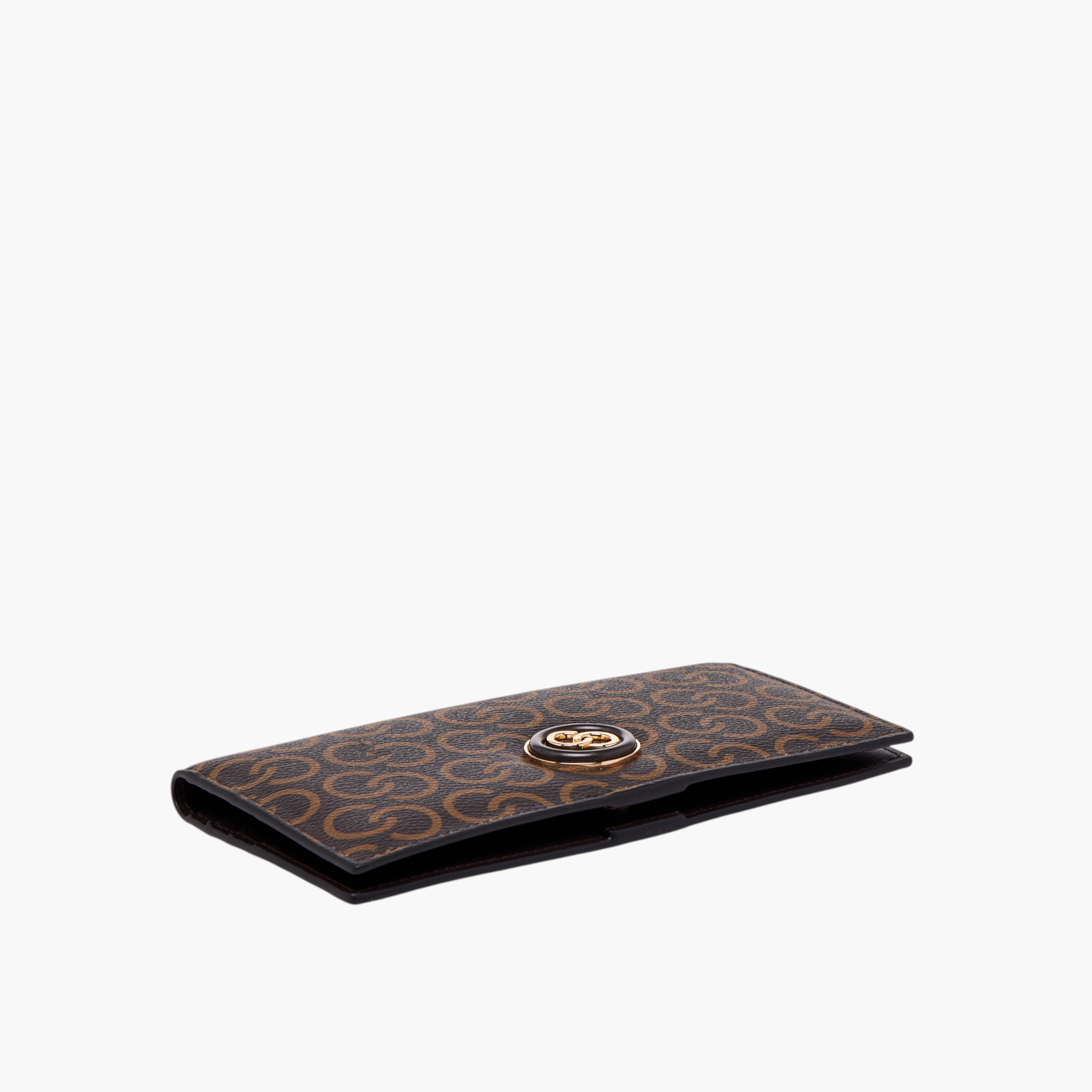 Celeste Monogram Print Bi-Fold Wallet with Snap Button Closure-women-bagsandwallets-wallets-image-6