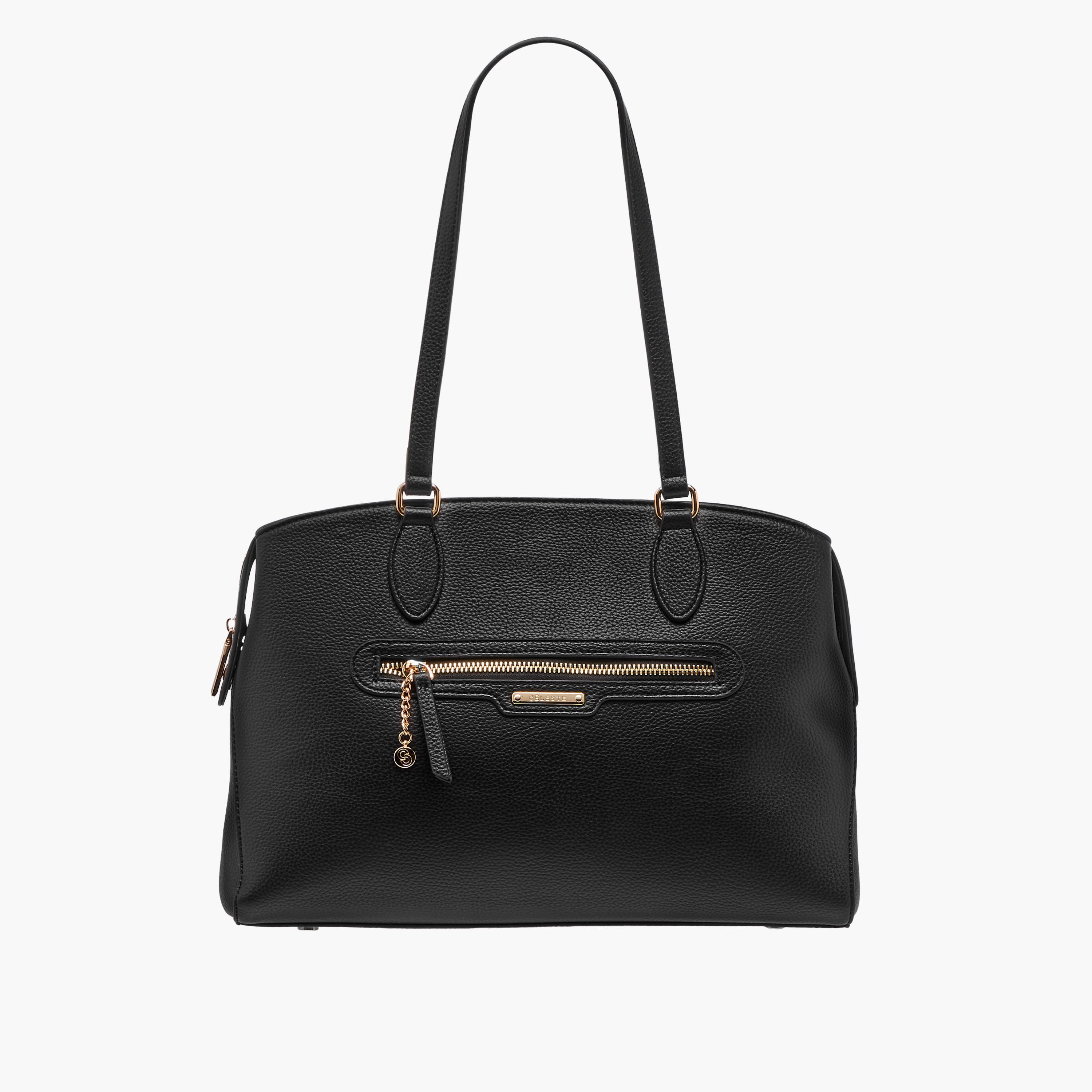 شنطة توتي سادة بسحاب إغلاق من سيليست-women-bagsandwallets-handbags-image-1
