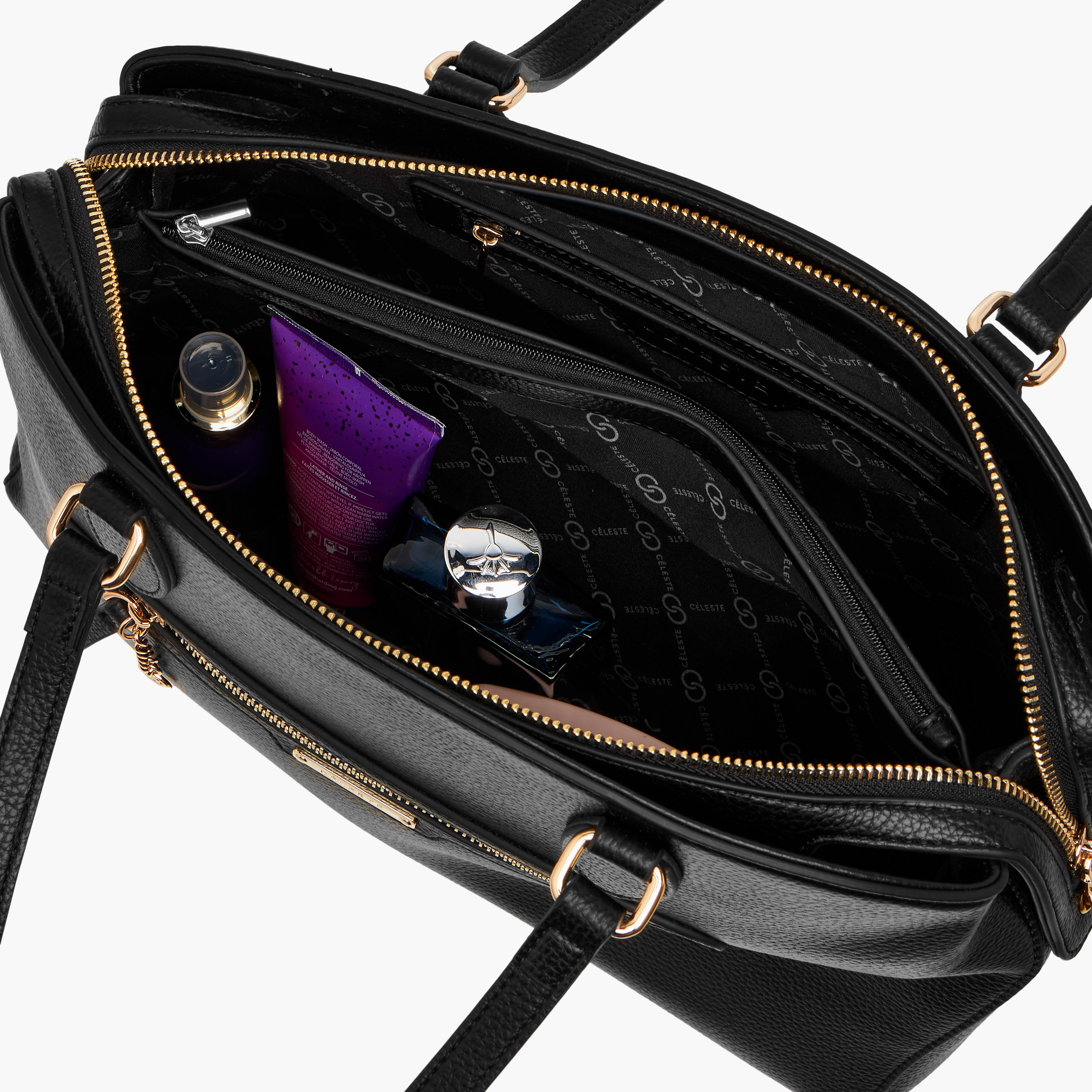 شنطة توتي سادة بسحاب إغلاق من سيليست-women-bagsandwallets-handbags-image-8