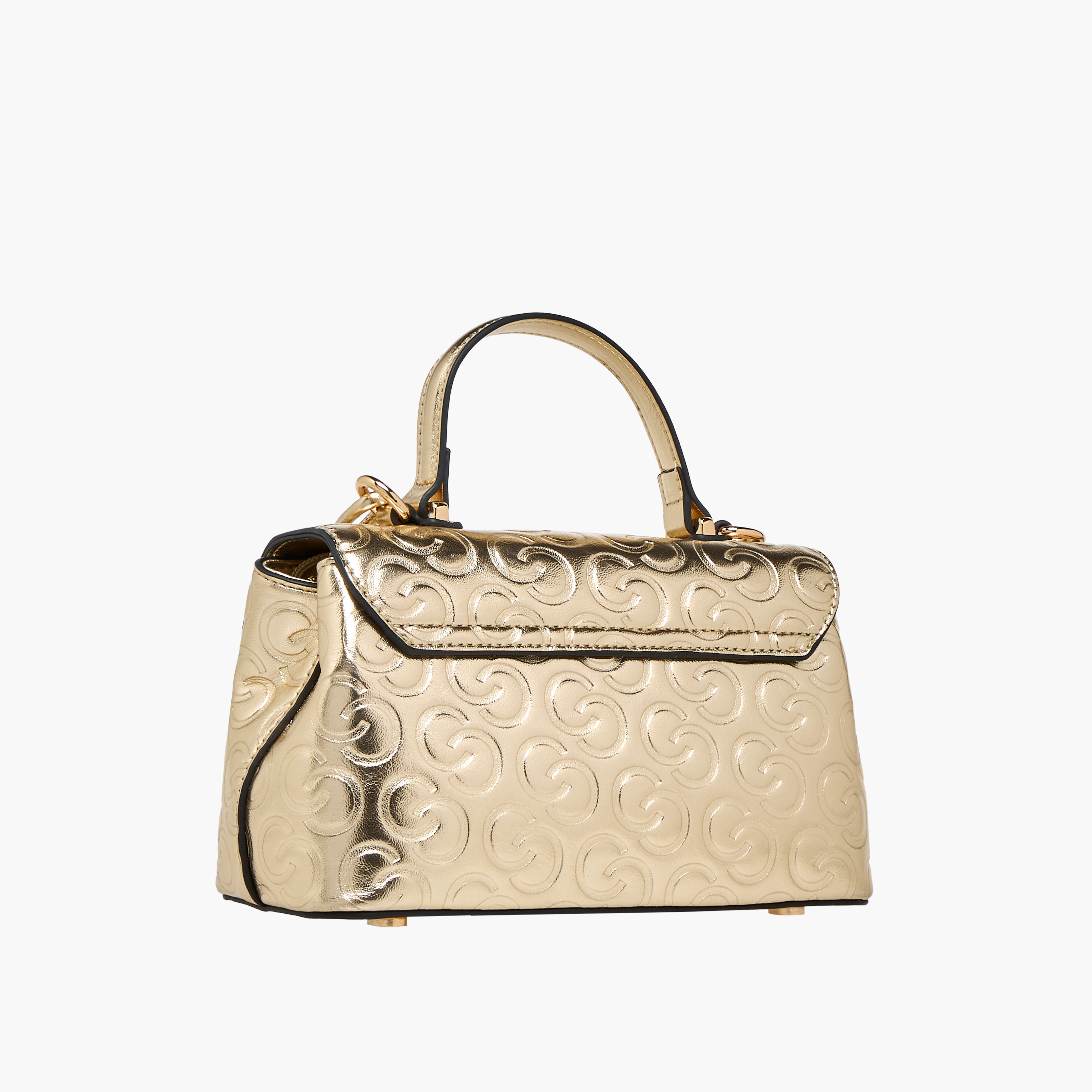 شنطة كروس بودي بحزام قابل للفصل وقفل إغلاق دوّار ونقوش مونوجرام من سيليست-women-bagsandwallets-handbags-image-6