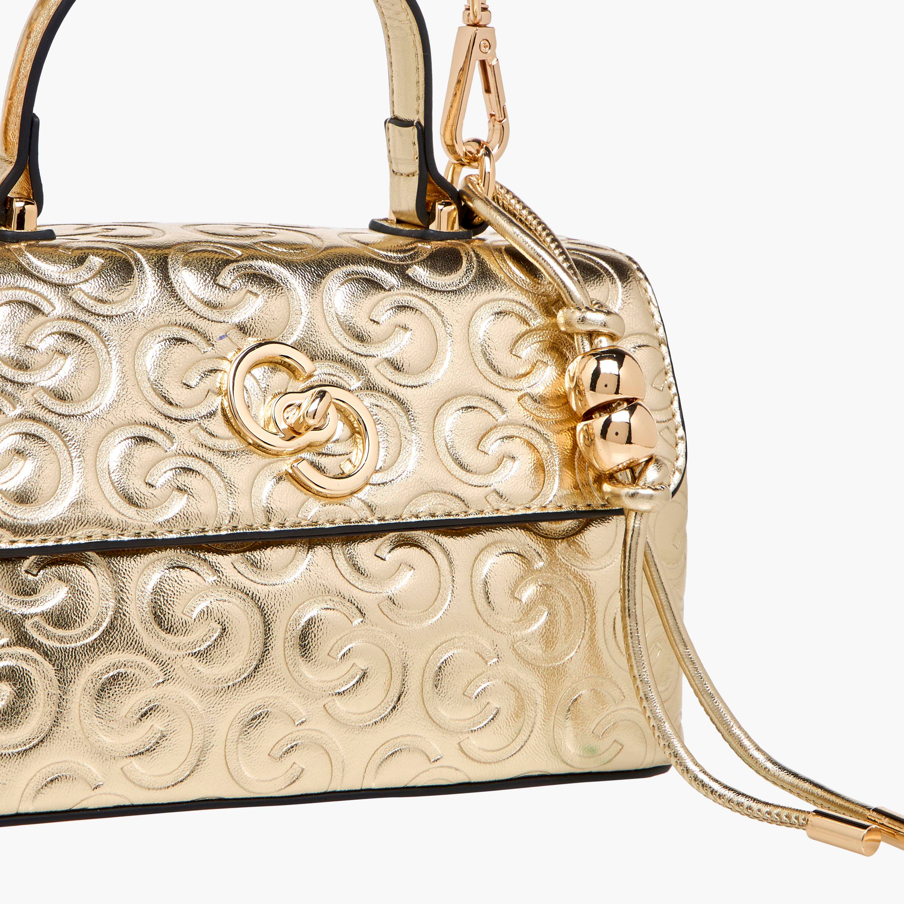 شنطة كروس بودي بحزام قابل للفصل وقفل إغلاق دوّار ونقوش مونوجرام من سيليست-women-bagsandwallets-handbags-image-5