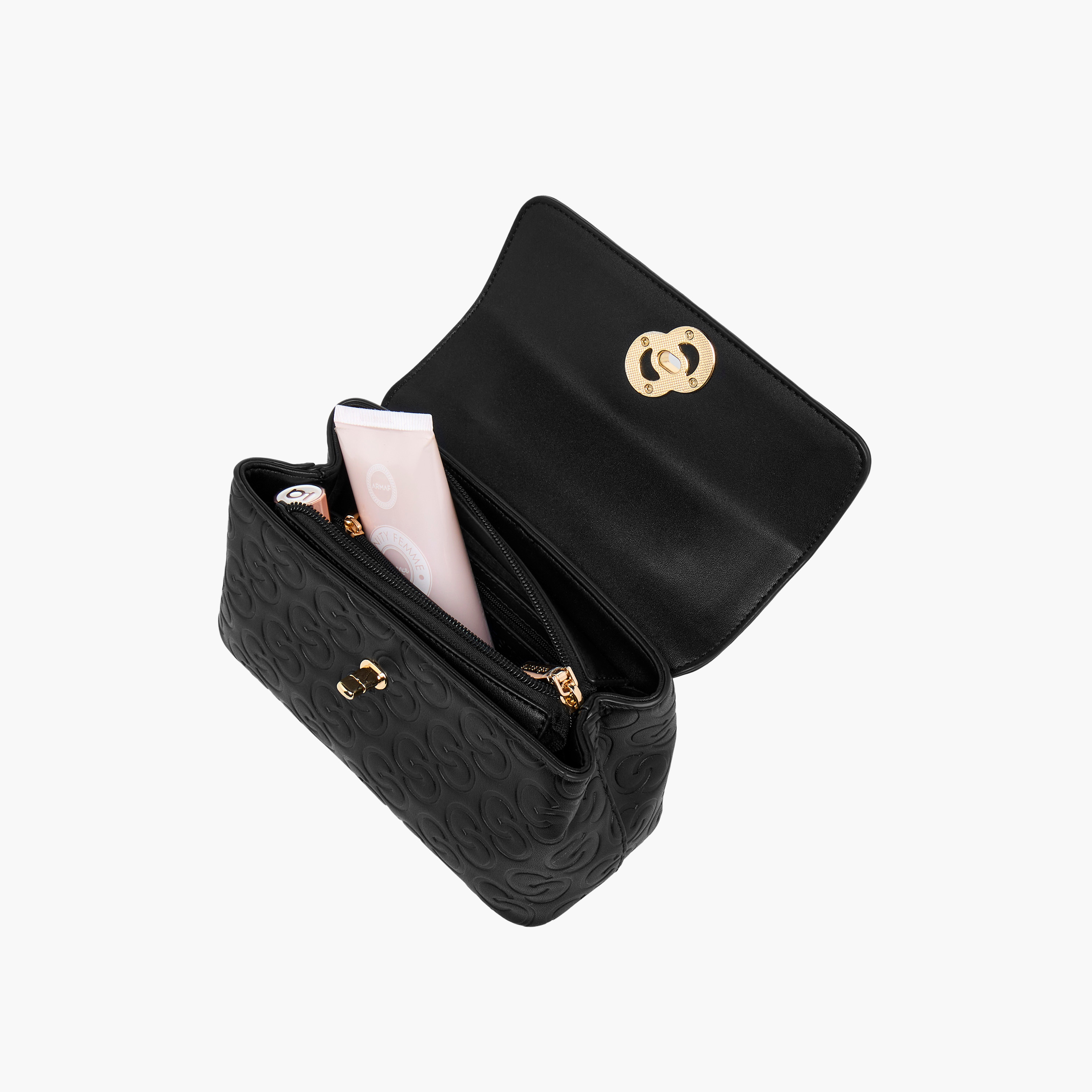 Celeste Monogram Embossed Crossbody Bag with Detachable Strap and Twist Lock Closure-women-bagsandwallets-handbags-image-10