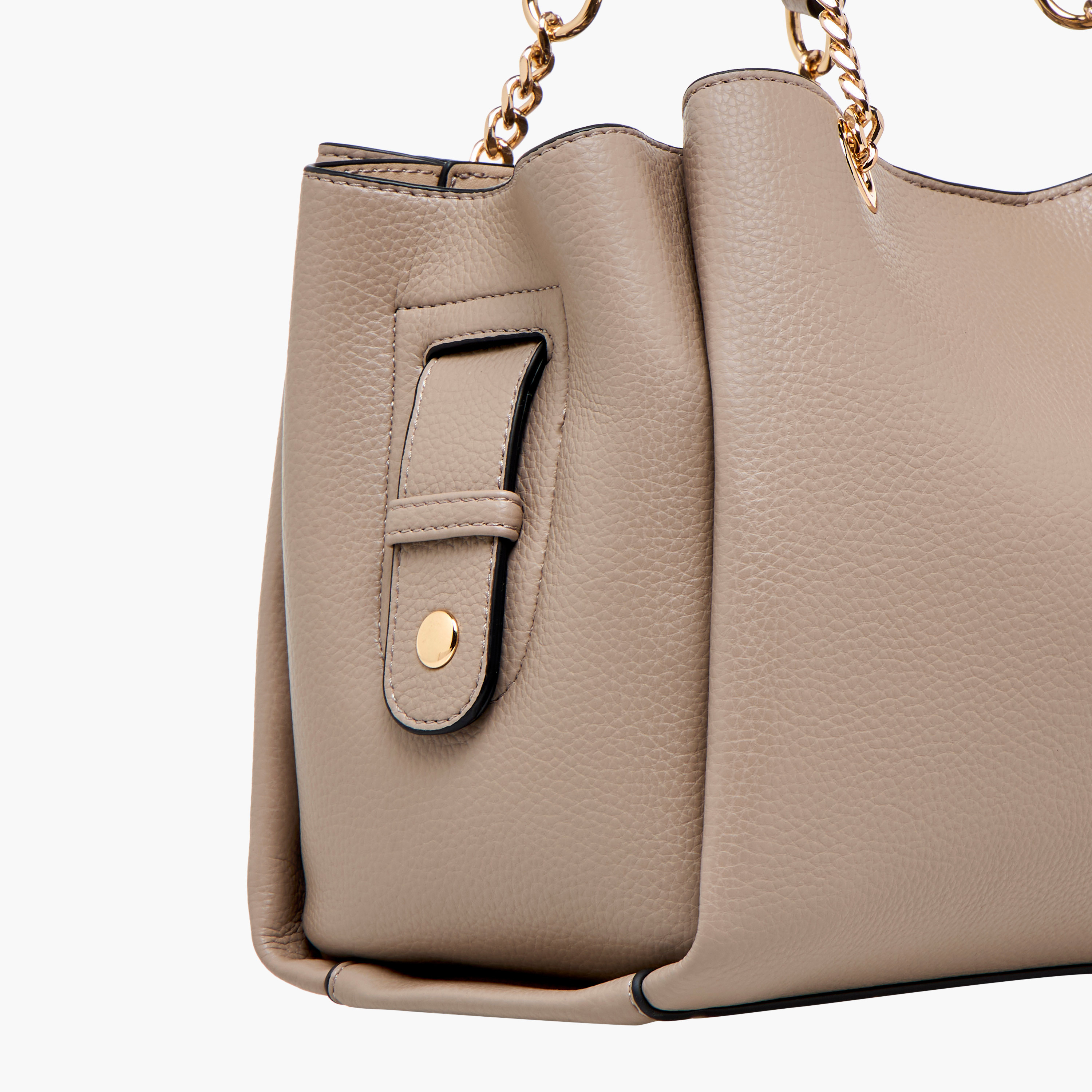 Celeste Solid Tote Bag with Double Handle and Detachable Strap-women-bagsandwallets-handbags-image-7