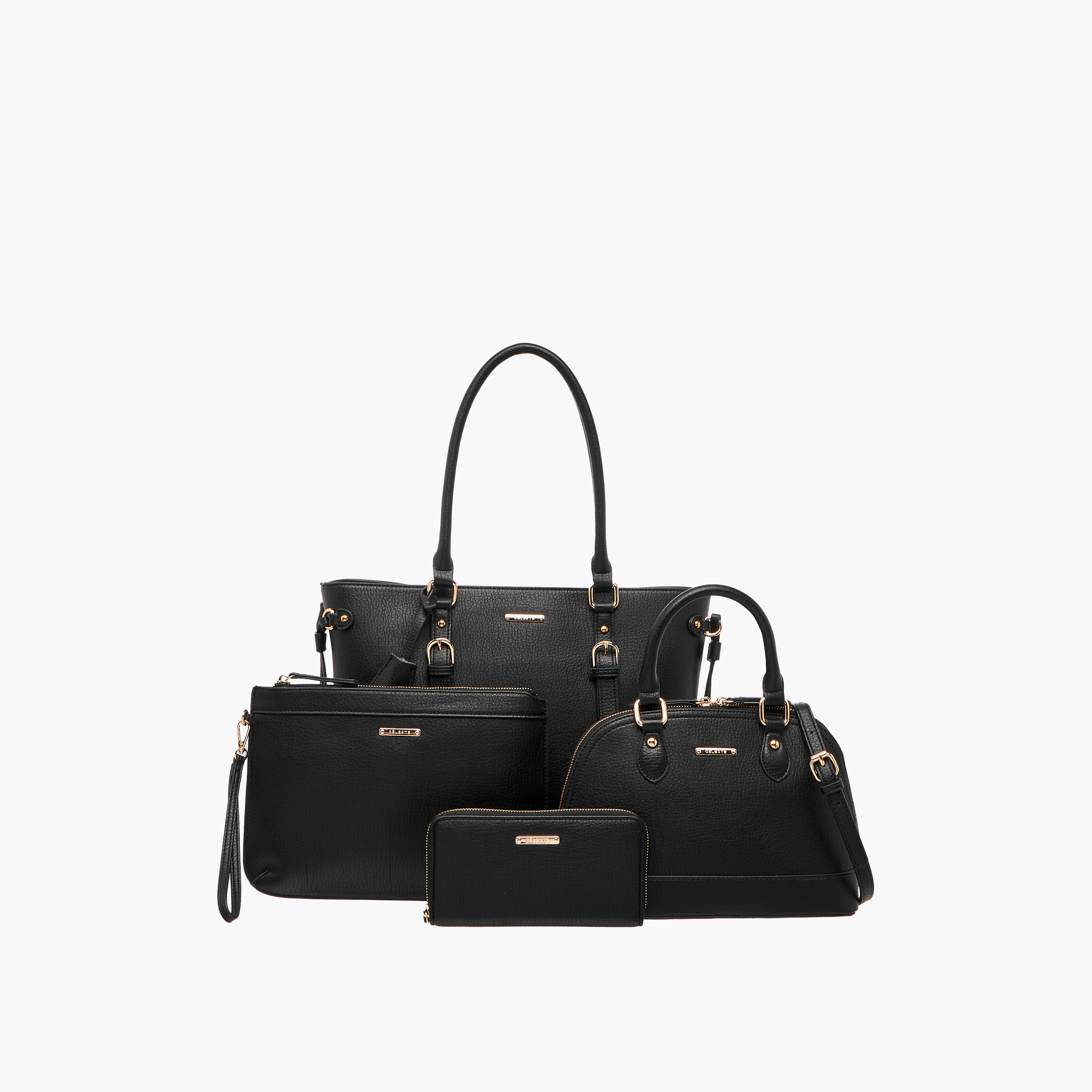 Celeste Solid 4-Piece Bag Set-women-bagsandwallets-handbags-image-1