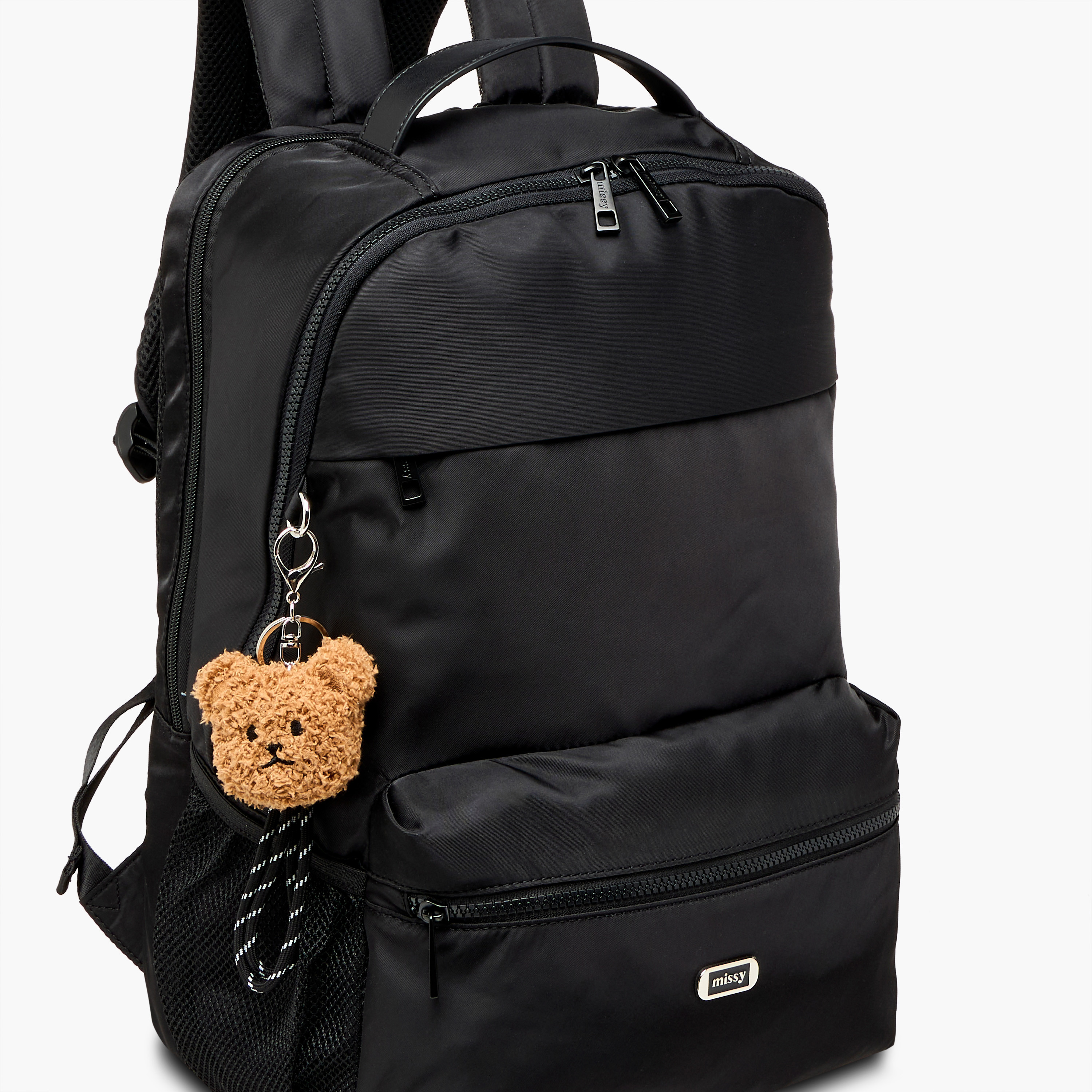 Missy Solid Backpack with Adjustable Shoulder Straps and Pencil Pouch-school-bagsandbackpacks-sets-image-6