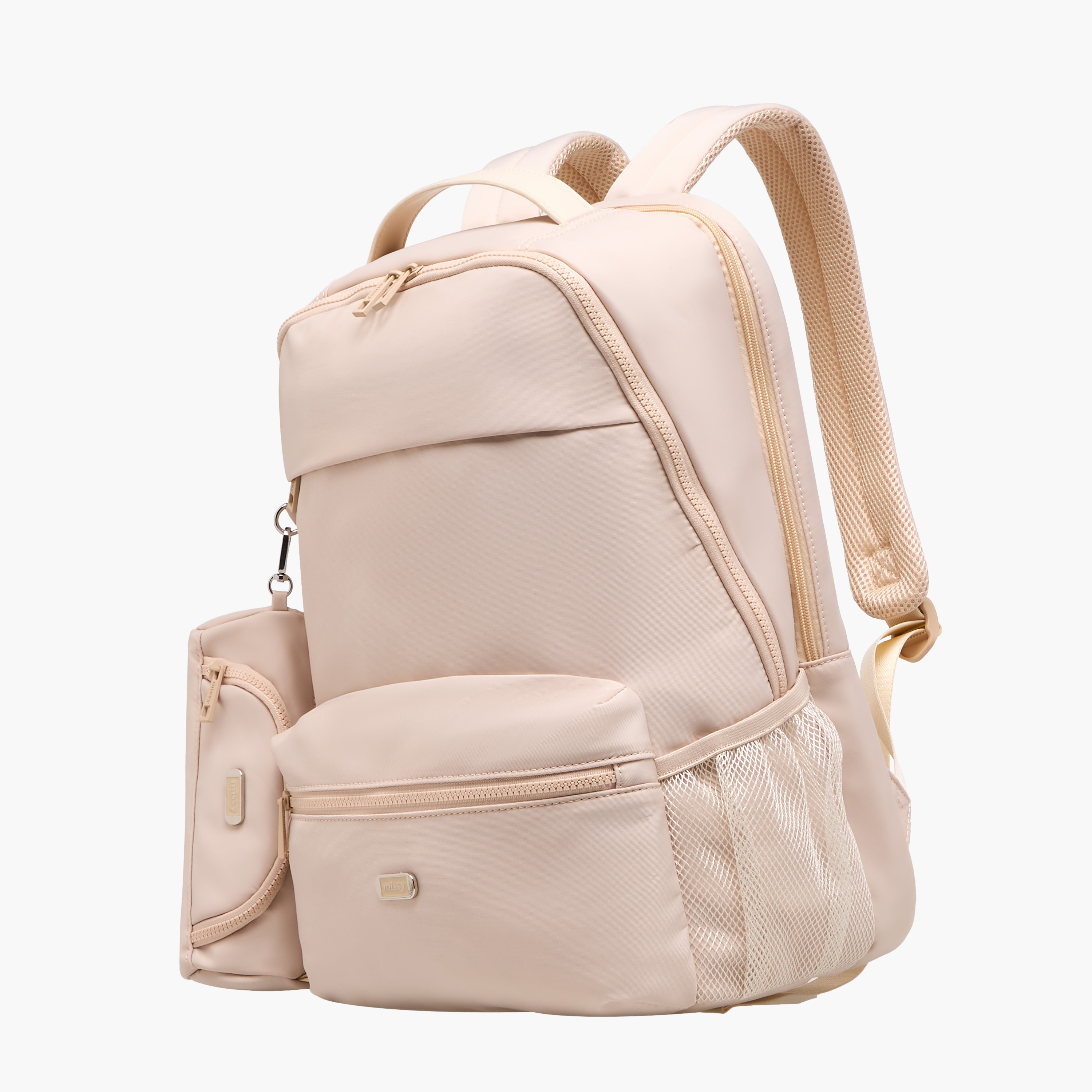 Missy Solid Backpack with Adjustable Shoulder Straps and Pencil Pouch-school-bagsandbackpacks-sets-image-3