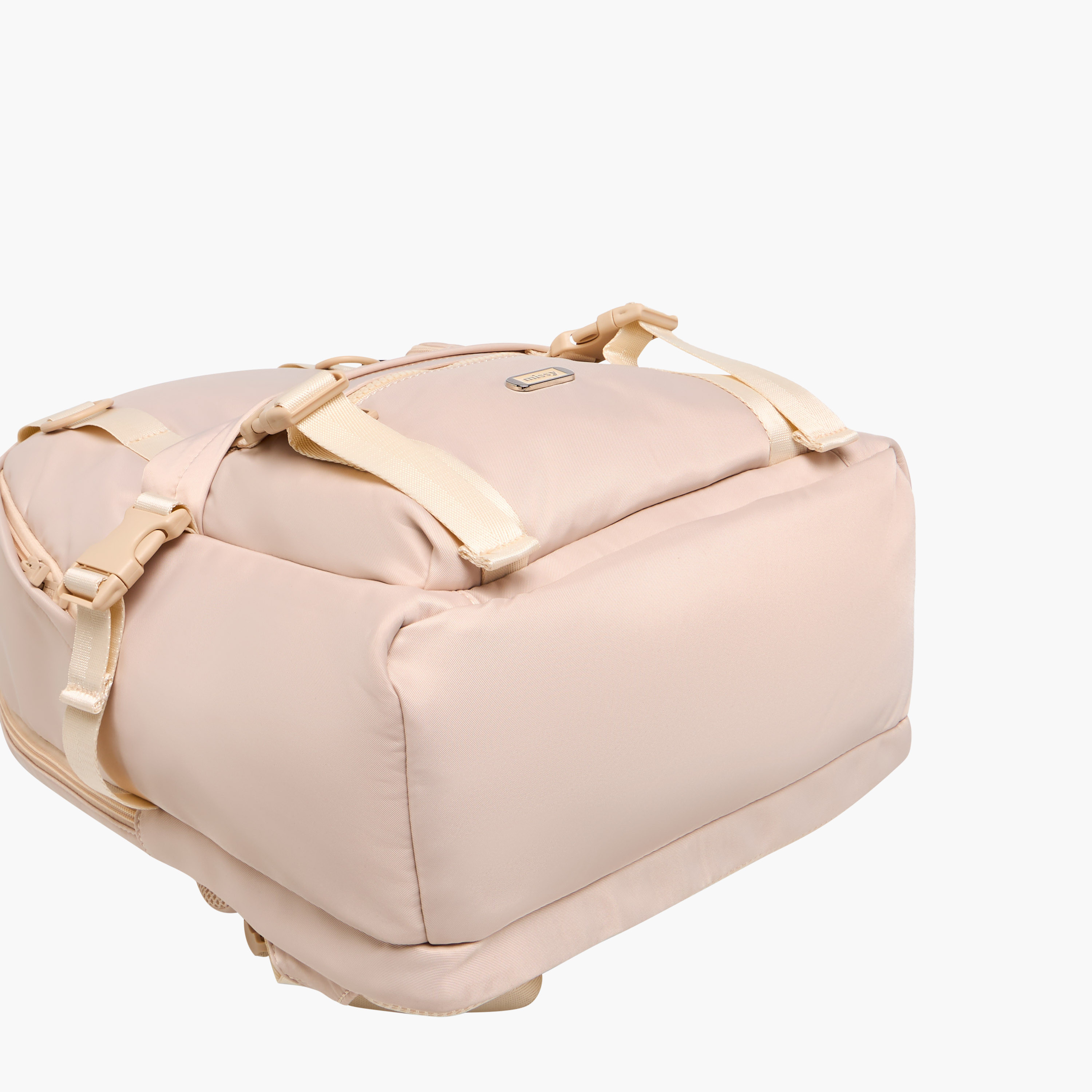 Missy Solid Backpack with Adjustable Shoulder Straps and Pouch-women-bagsandwallets-backpacks-image-8