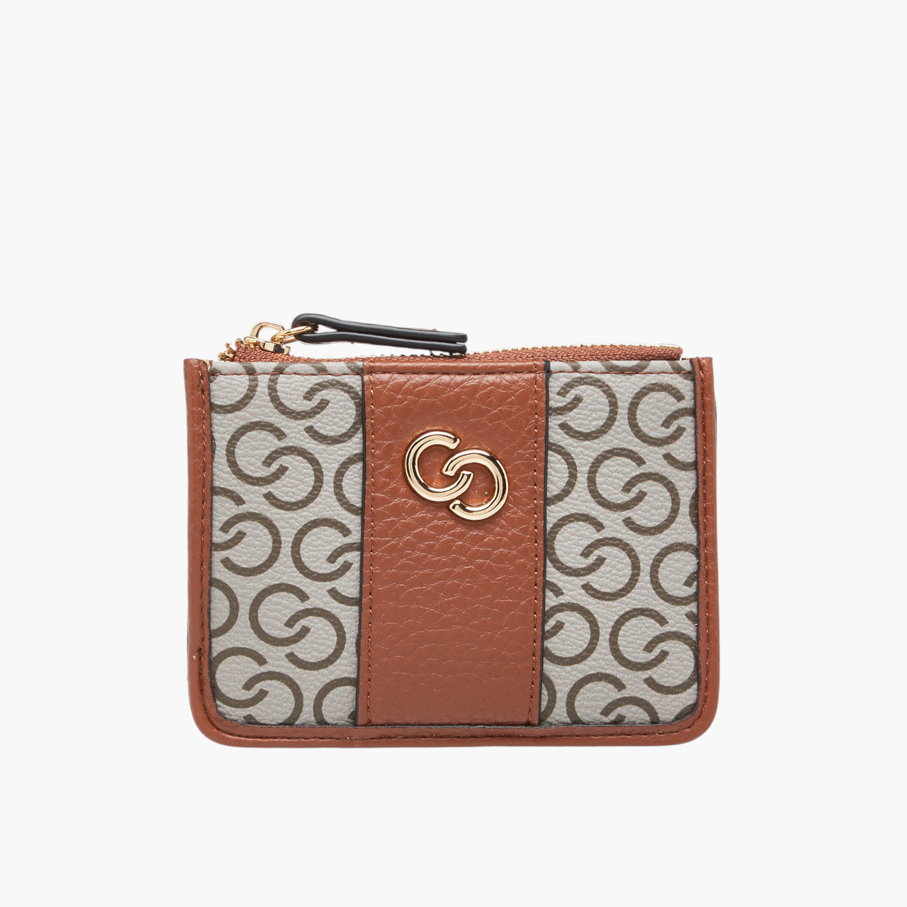 محفظة بسحاب إغلاق وطبعات مونوجرام من سيليست-women-bagsandwallets-wallets-image-1