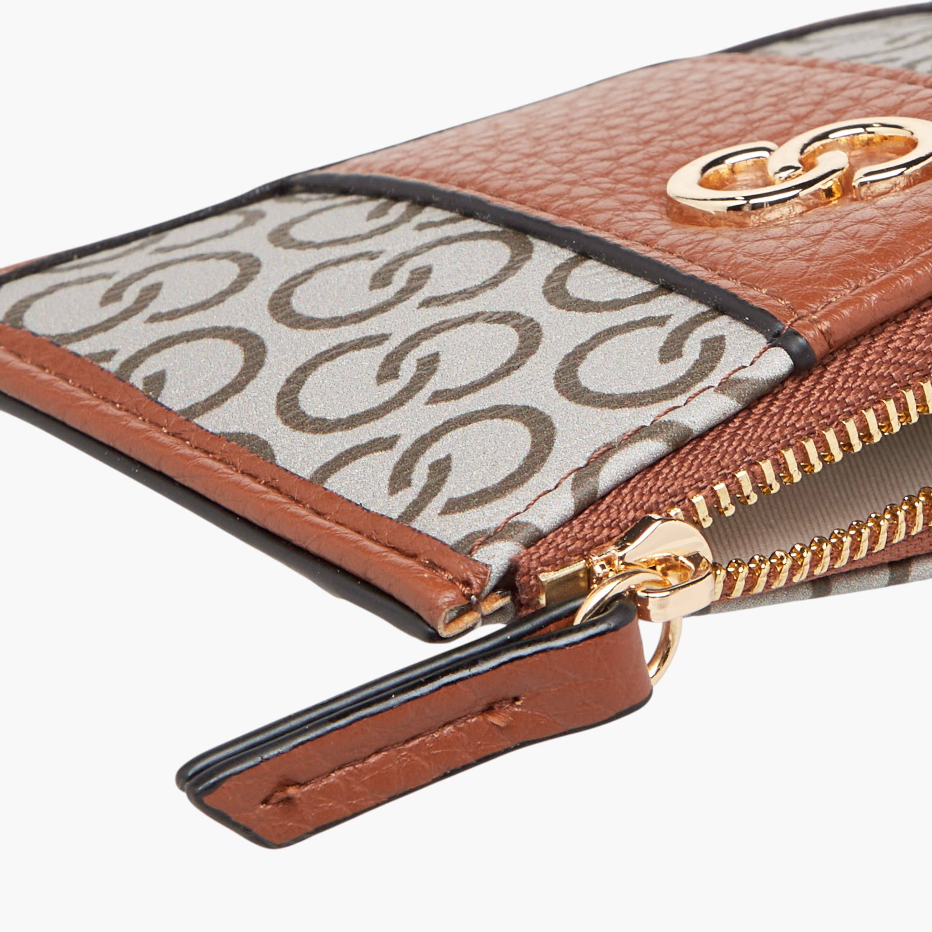 محفظة بسحاب إغلاق وطبعات مونوجرام من سيليست-women-bagsandwallets-wallets-image-4