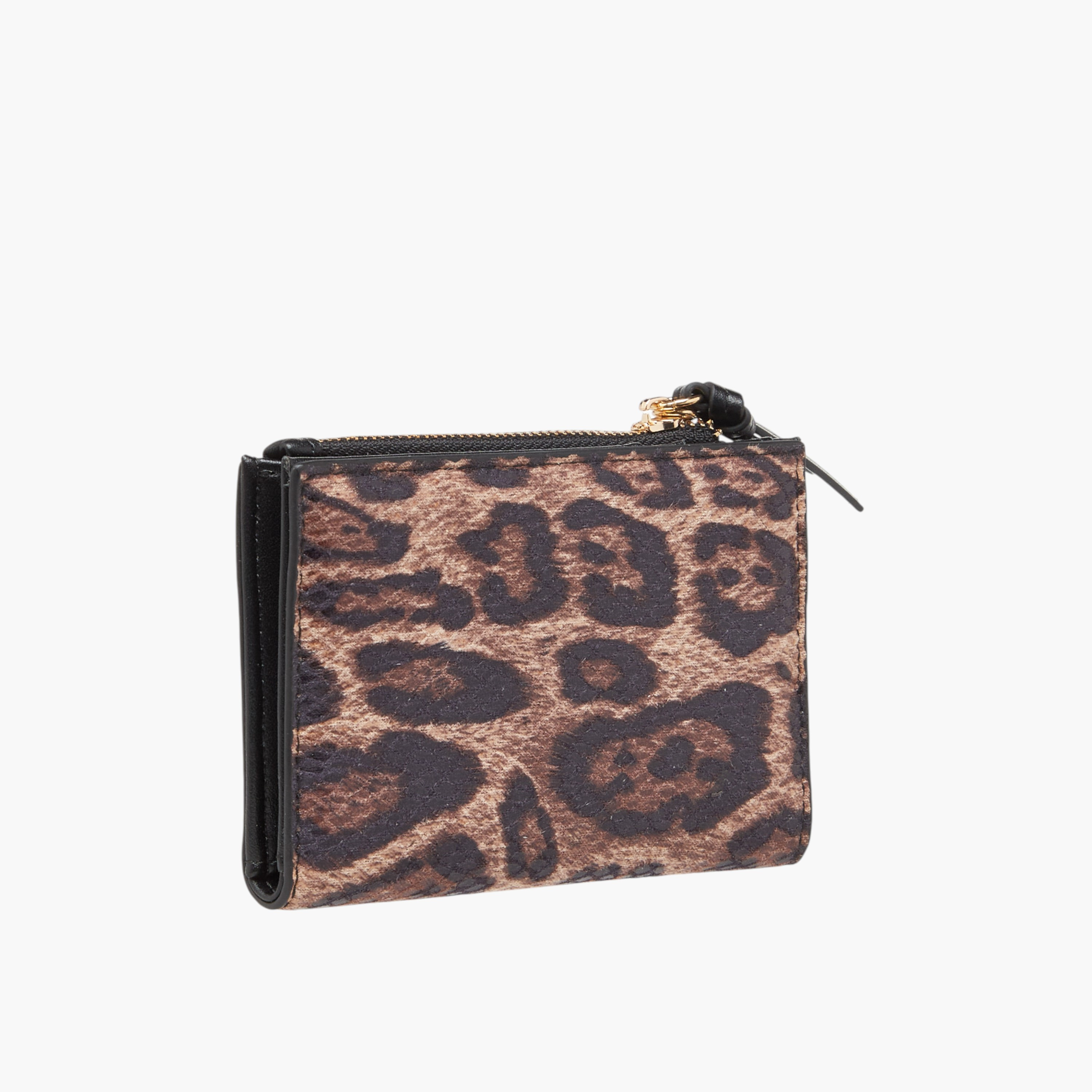 محفظة مزدوجة الطية بسحاب إغلاق وطبعات حيوانات من سيليست-women-bagsandwallets-wallets-image-2