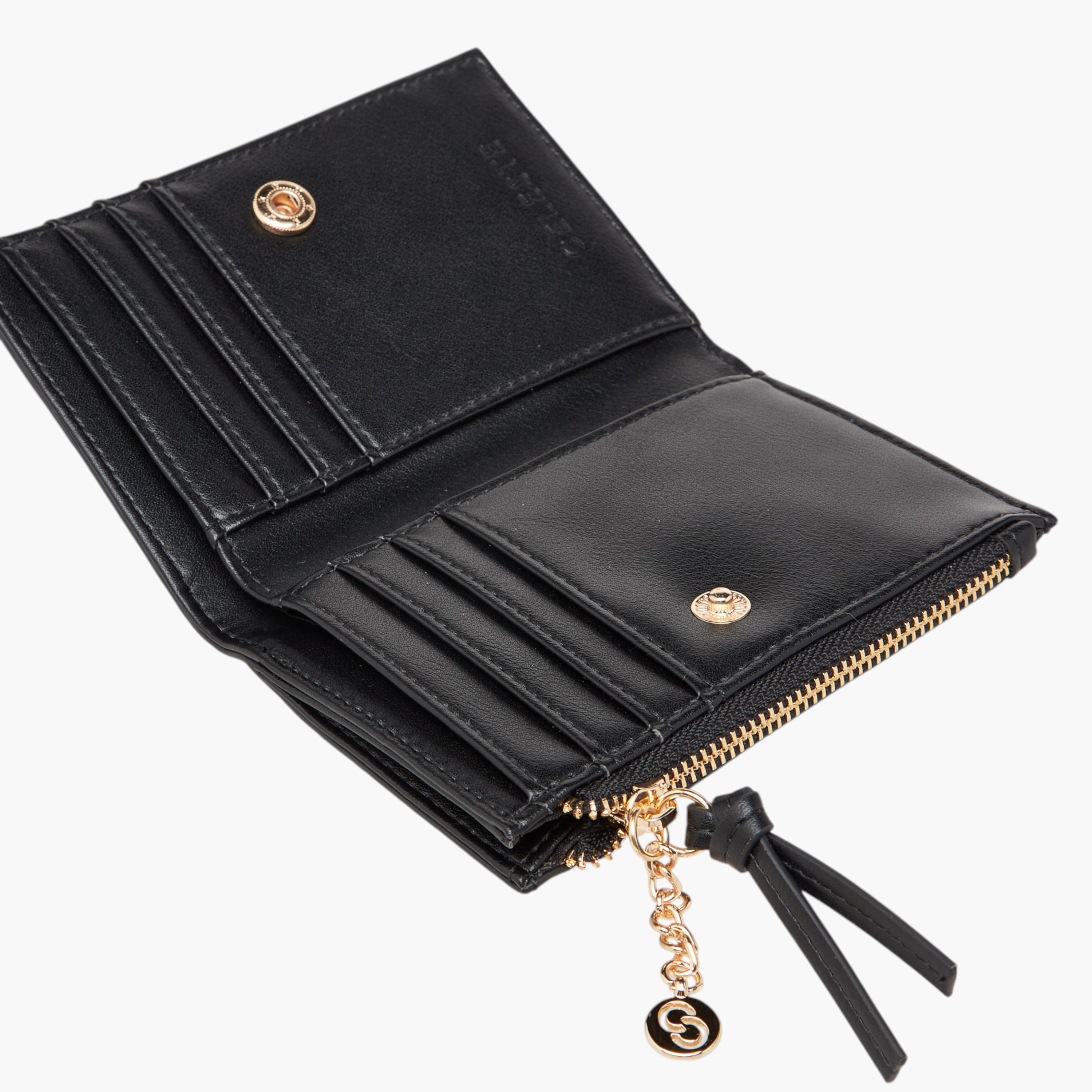 محفظة مزدوجة الطية بسحاب إغلاق وطبعات حيوانات من سيليست-women-bagsandwallets-wallets-image-5
