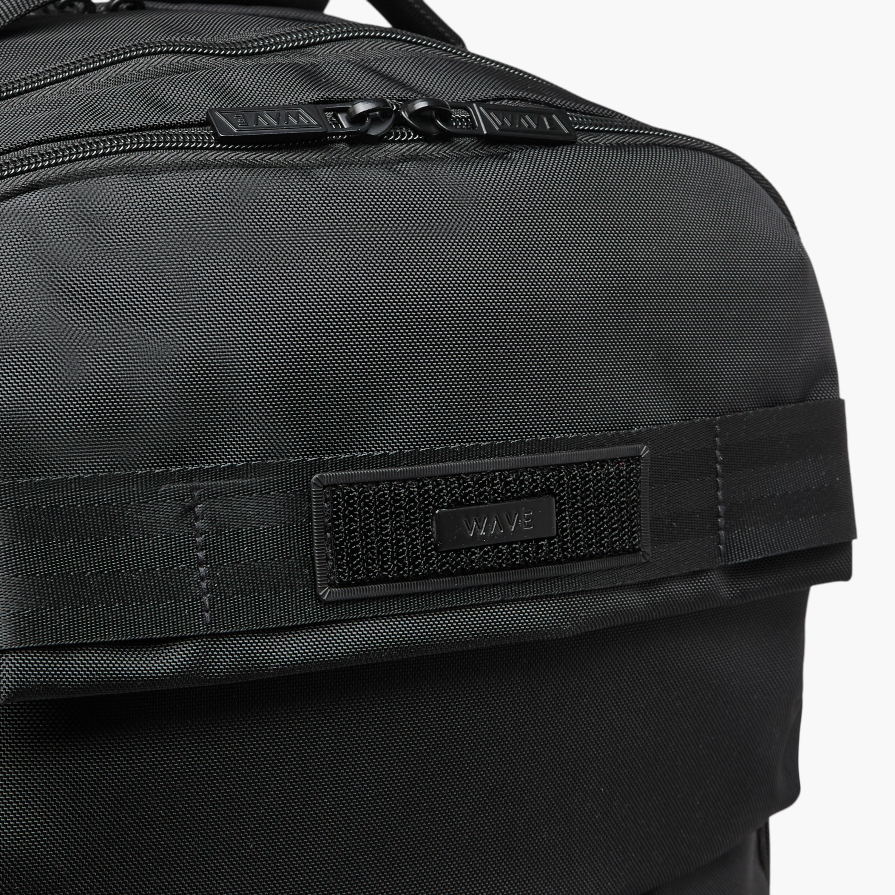 WAVE Solid Backpack with Adjustable Straps and Zip Closure-travel-luggagesandbags-backpacks-image-4