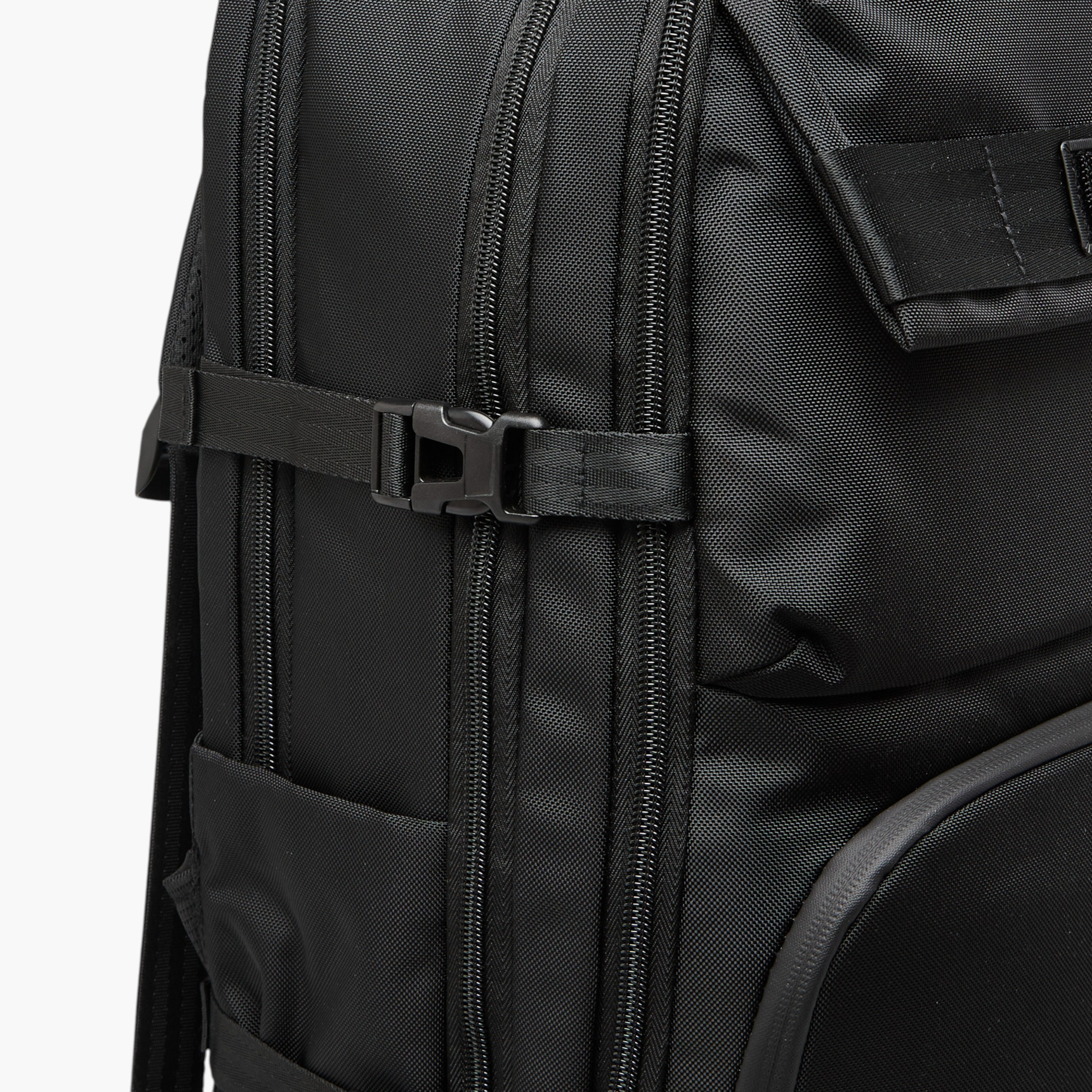 WAVE Solid Backpack with Adjustable Straps and Zip Closure-travel-luggagesandbags-backpacks-image-5