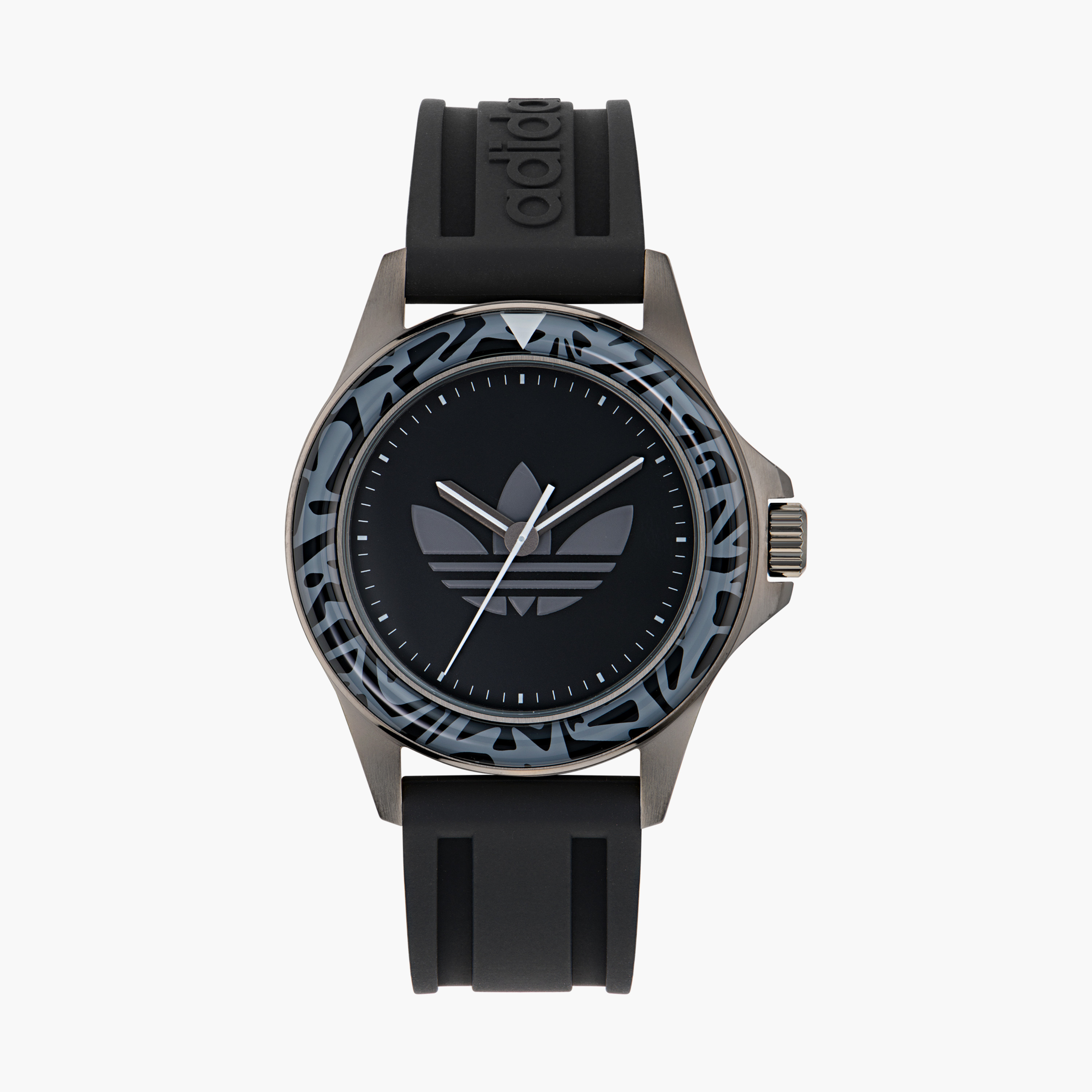 أديداس- ساعة تناظرية ستانلس ستيل لون أسود | AOFH24511-men-watchesandjewellery-watches-image-1