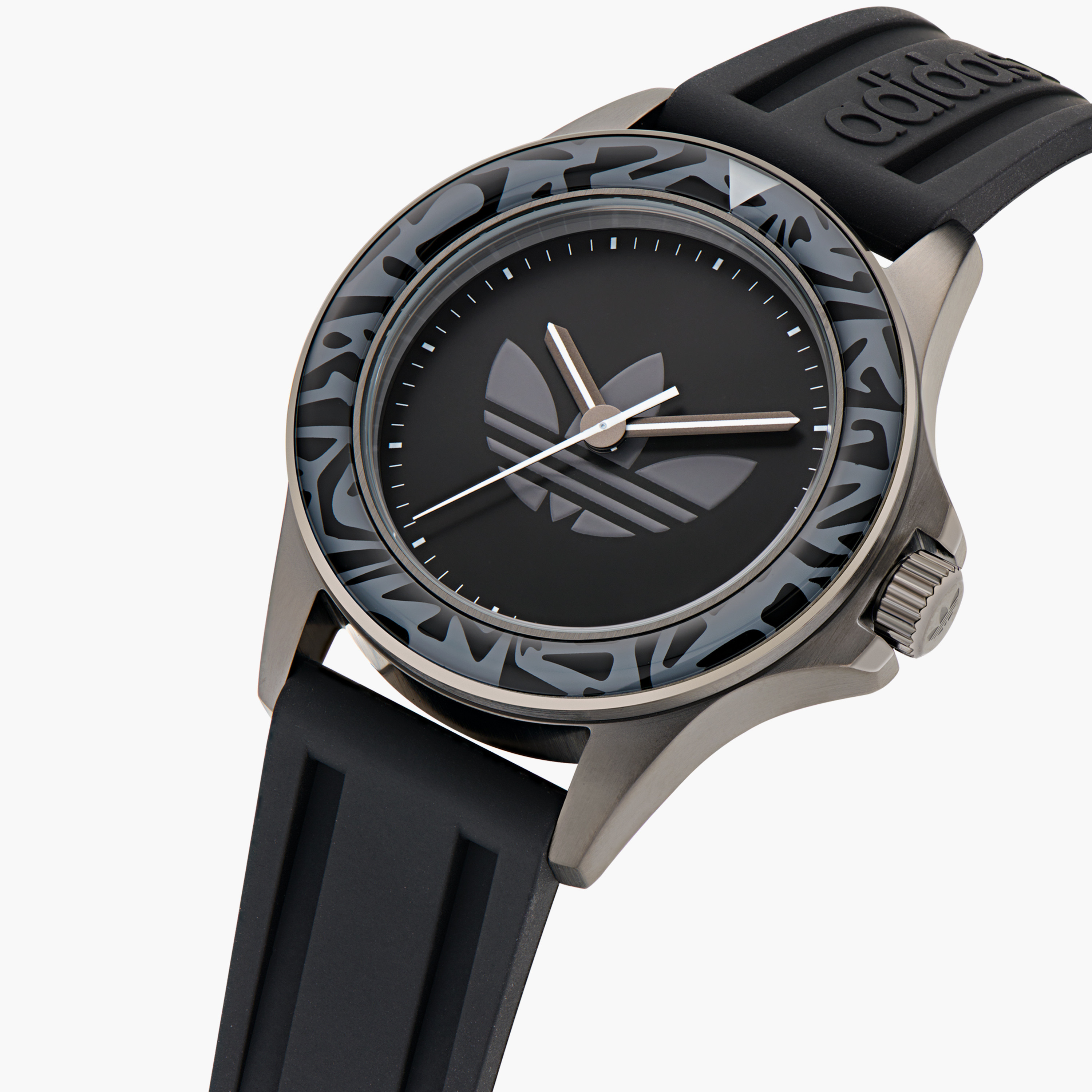 أديداس- ساعة تناظرية ستانلس ستيل لون أسود | AOFH24511-men-watchesandjewellery-watches-image-2