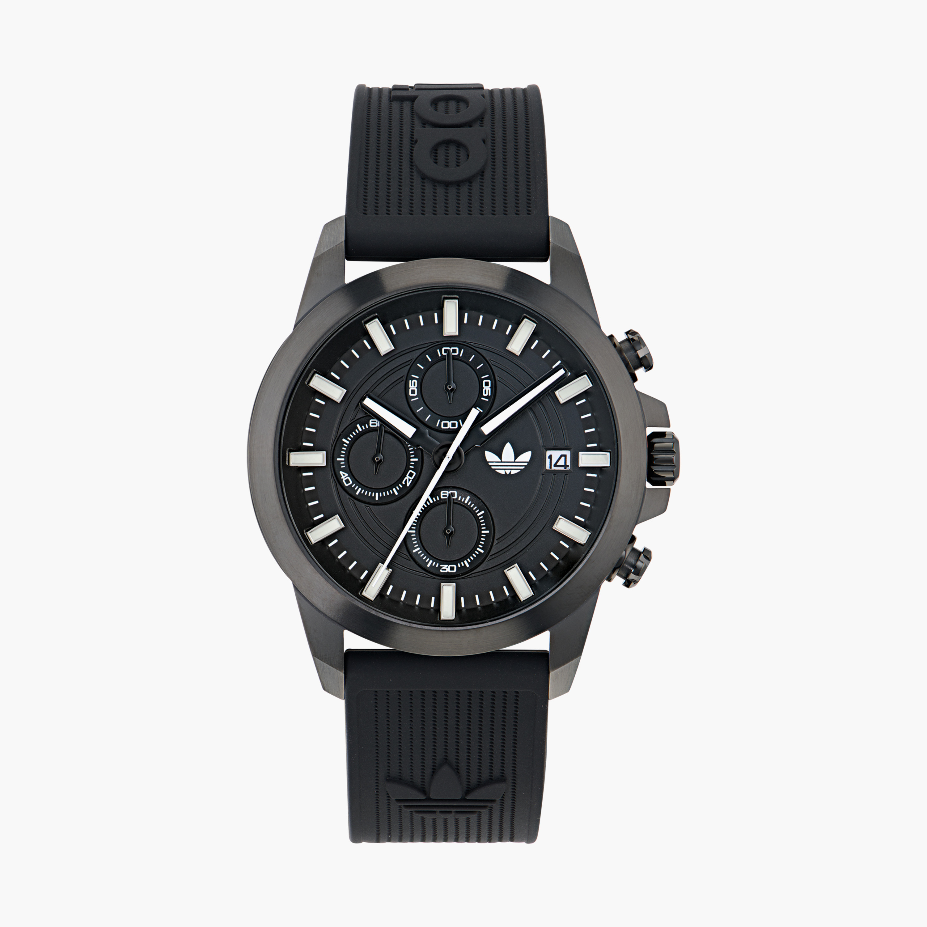 Adidas Black 43MM Analog Stainless Steel Strap Watch | AOFH24521-men-watchesandjewellery-watches-image-1