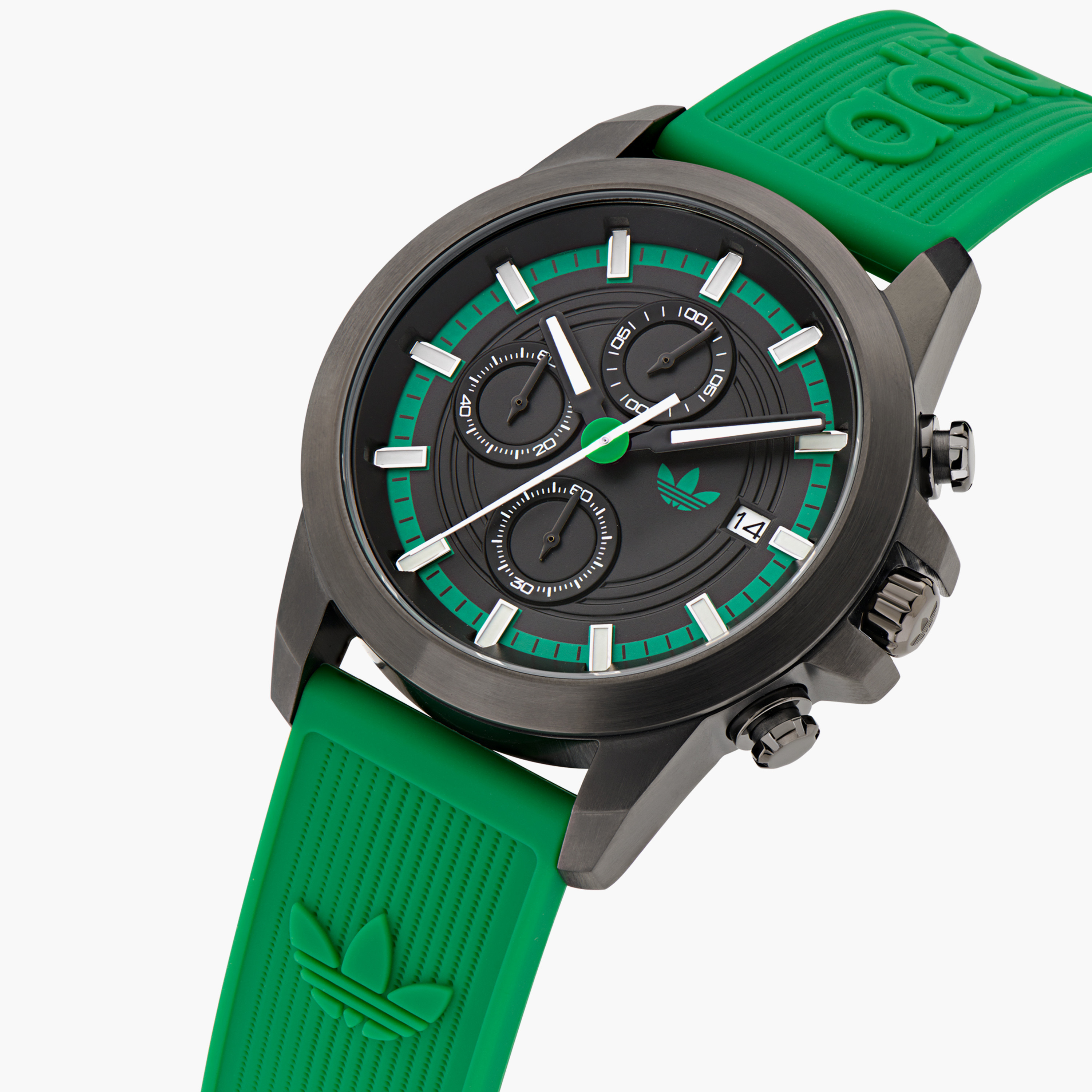 أديداس- ساعة تناظرية ستانلس ستيل لون أسود | AOFH24521-men-watchesandjewellery-watches-image-2