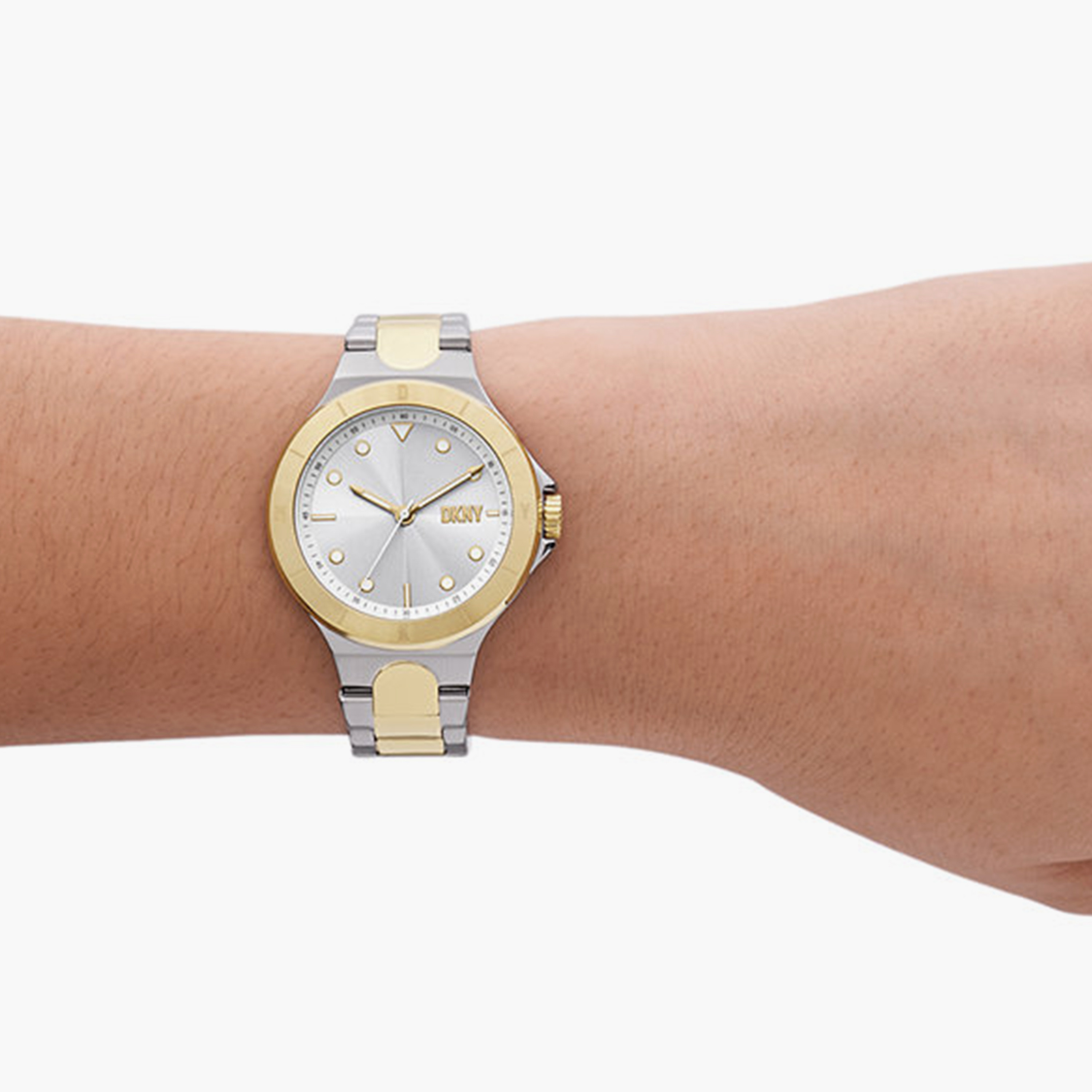 دي كي ان واي- ساعة كوارتز للنساء ستانلس ستيل لونين 34مم | NY6666-women-watchesandjewellery-watches-image-2