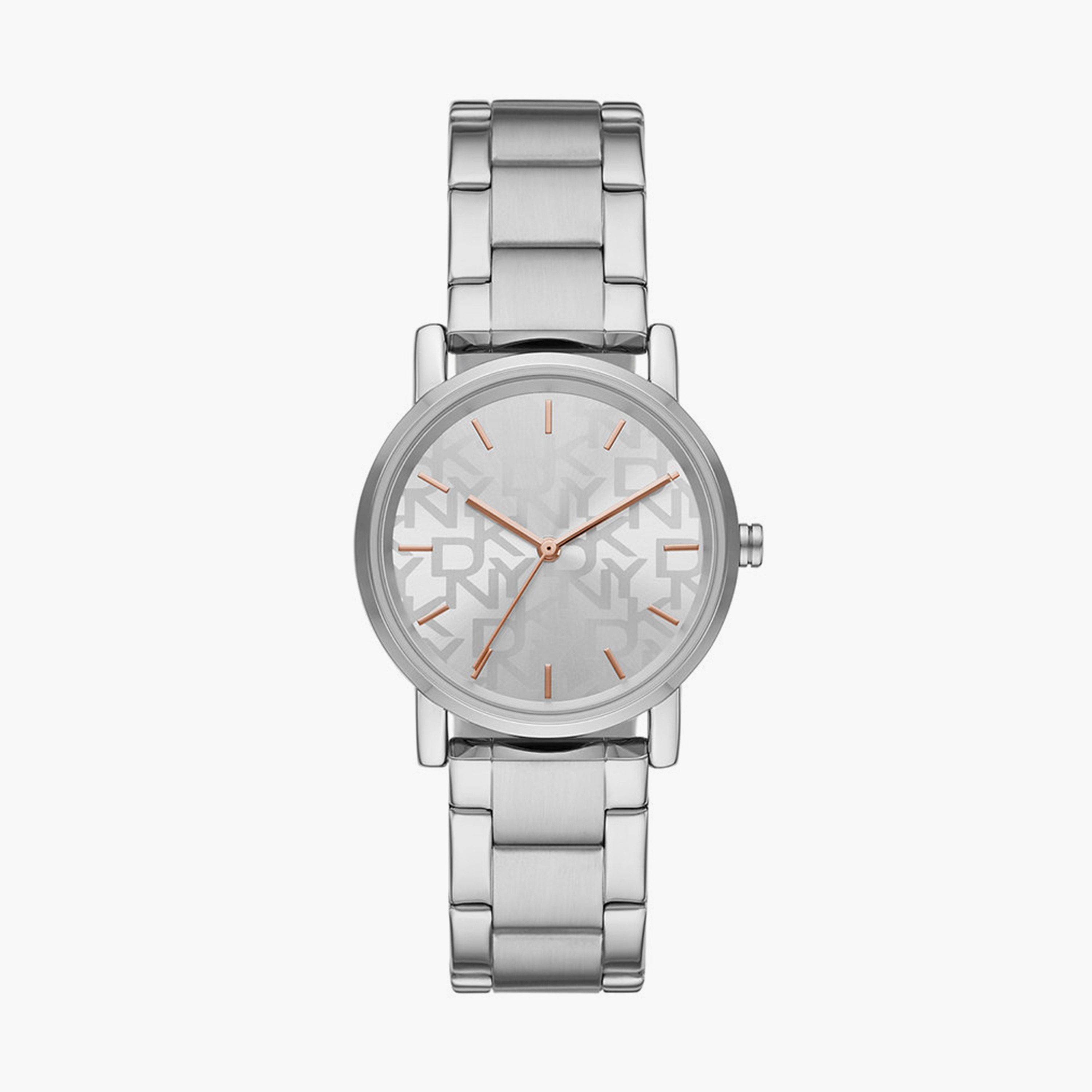 دي كي ان واي- ساعة كوارتز للنساء لون فضي 34مم | NY2968-women-watchesandjewellery-watches-image-1