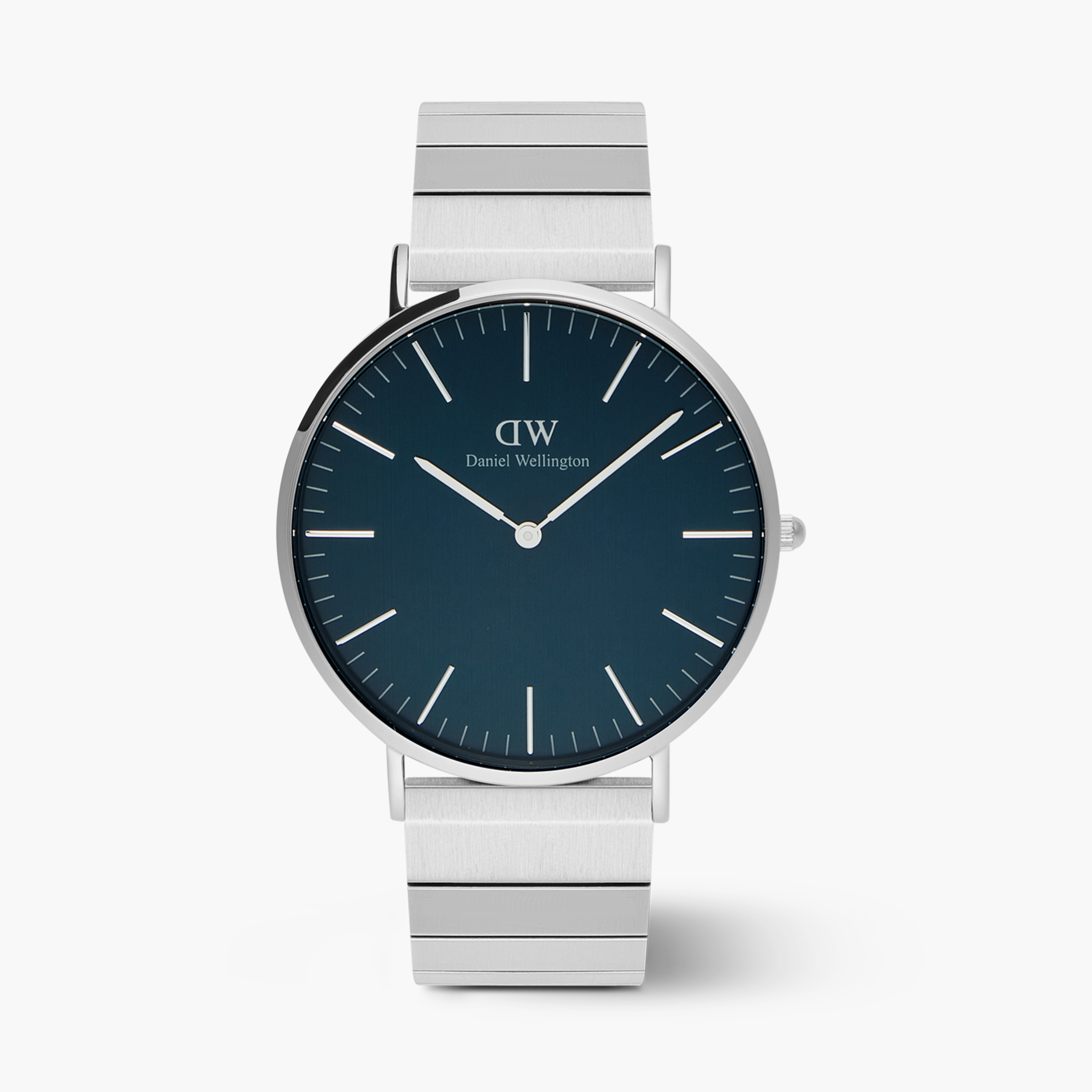 Daniel Welington Men's 40MM Silver Analog Stainless Steel Strap Watch | DW00100776-men-watchesandjewellery-watches-image-1
