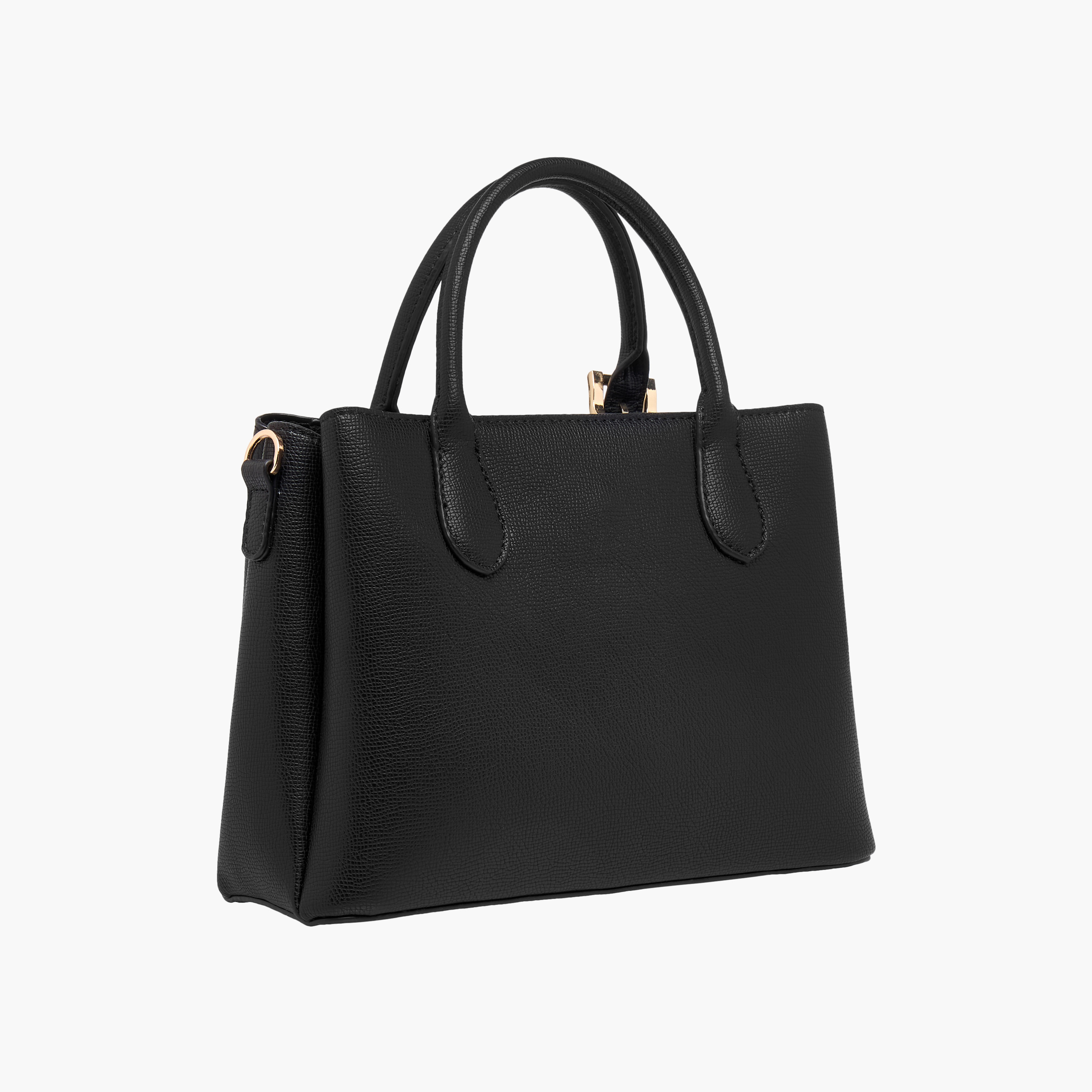Le Confort Textured Tote Bag with Detachable Strap and Zip Closure-women-bagsandwallets-handbags-image-5