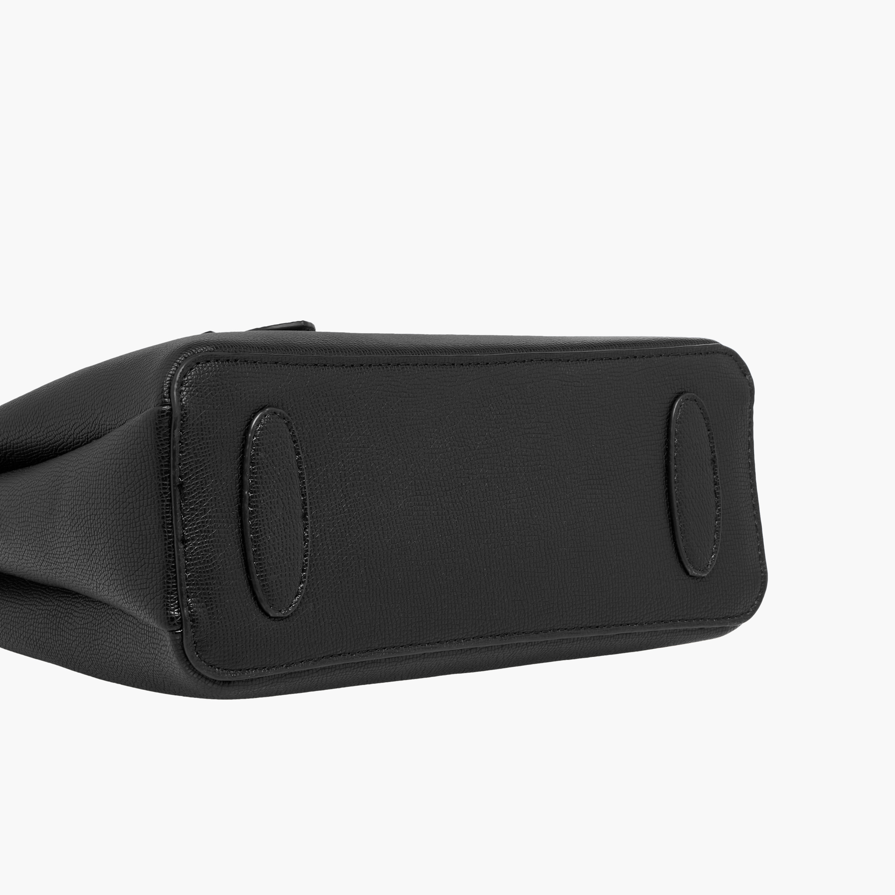 Le Confort Textured Tote Bag with Detachable Strap and Zip Closure-women-bagsandwallets-handbags-image-8