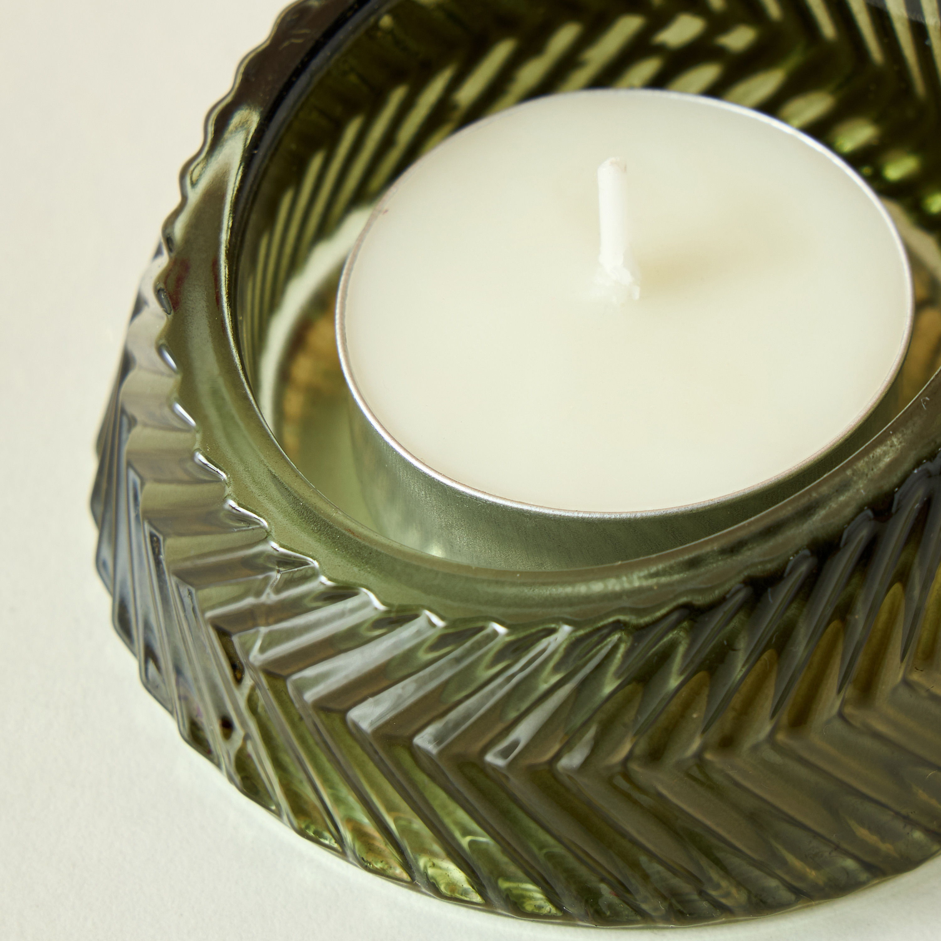 Textured Glass Tealight Candleholder - Set of 2-household-homefragrance-candles-image-5