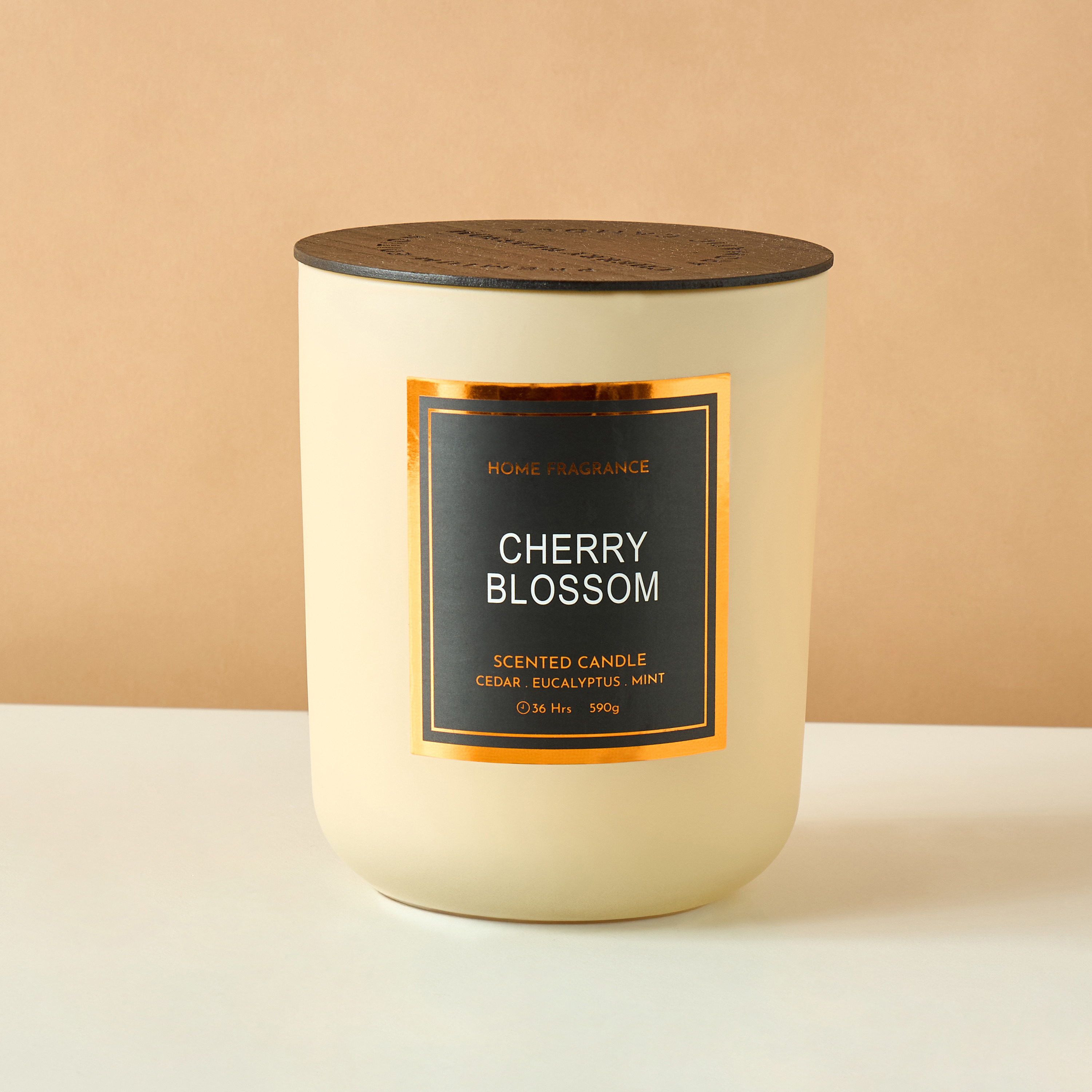 Elegance Matt  Lavender Fleur Scented Glass Jar Candle - 590 gms-household-homefragrance-candles-image-2