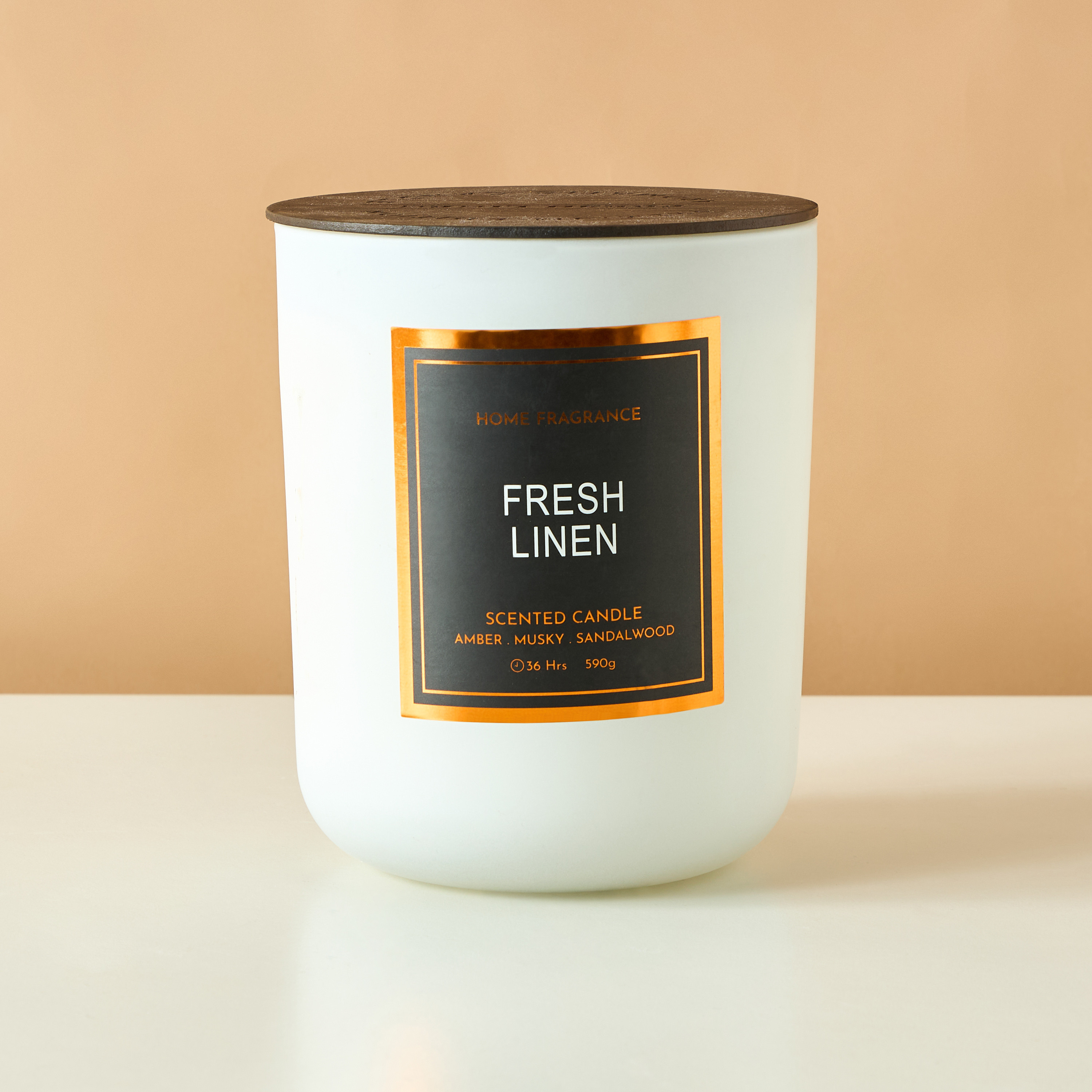 Elegance Matt  Lavender Fleur Scented Glass Jar Candle - 590 gms-household-homefragrance-candles-image-2