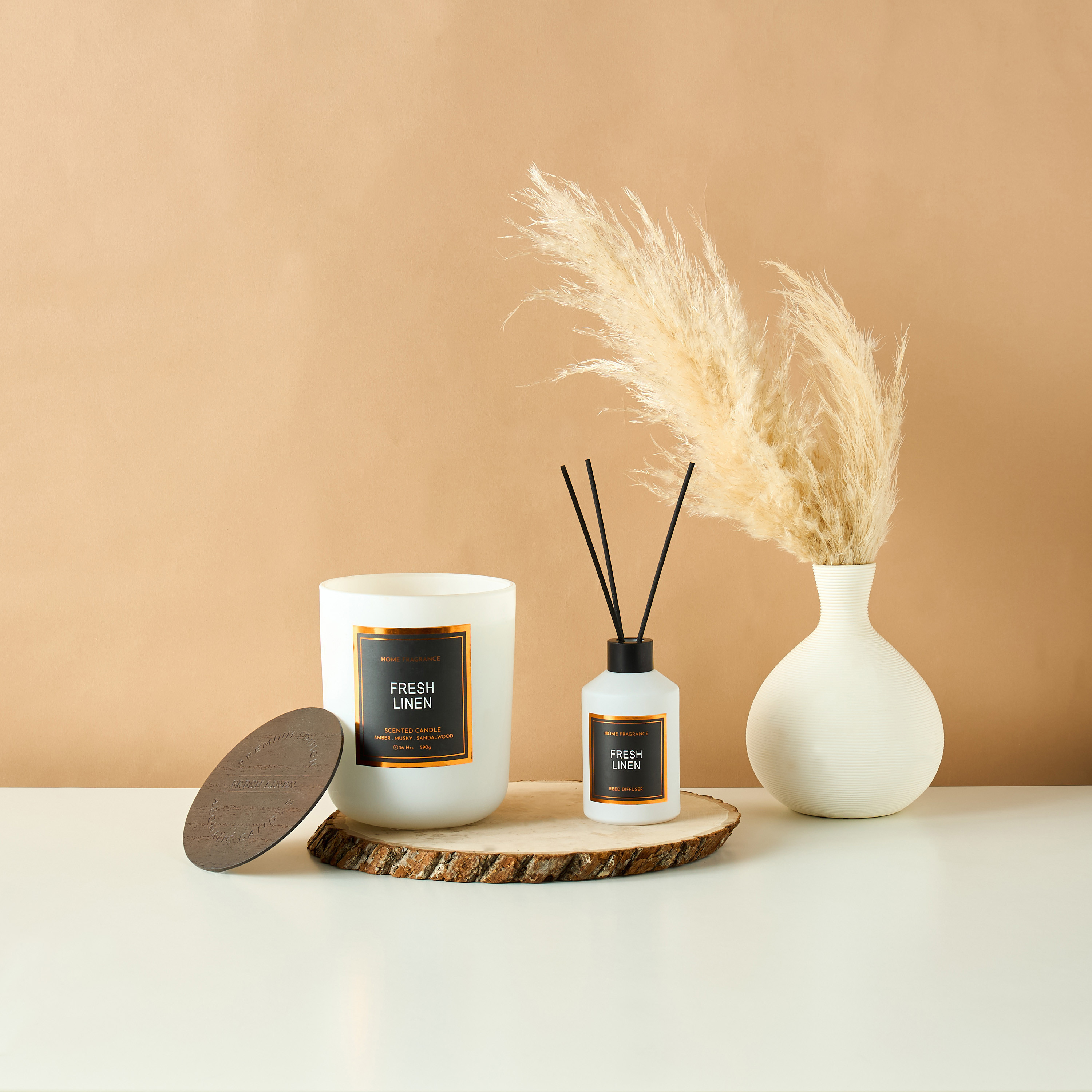 Fresh Linen Reed Diffuser - 200 ml-household-homefragrance-reeddiffusers-image-6
