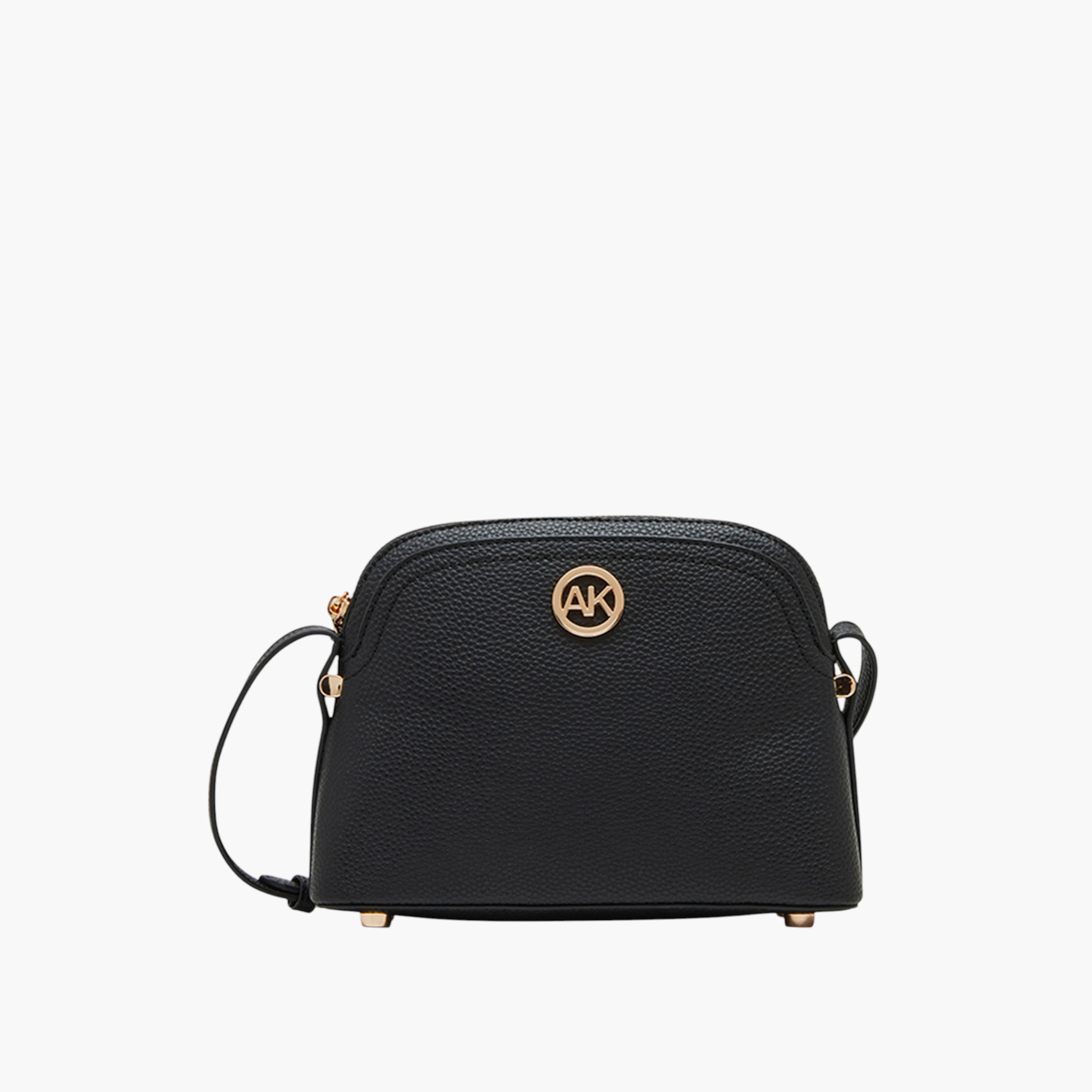 شنطة كروس بودي بارزة الملمس بسحاب إغلاق وحزام قابل للتعديل من آن كلاين-women-bagsandwallets-handbags-image-1