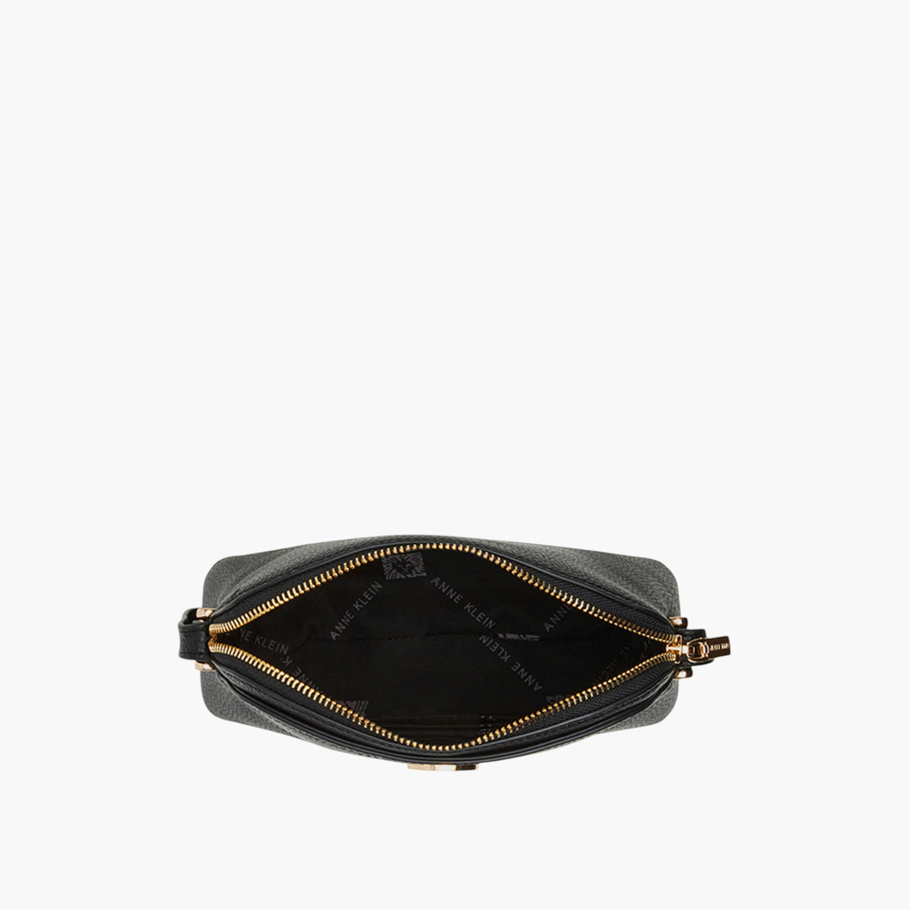 شنطة كروس بودي بارزة الملمس بسحاب إغلاق وحزام قابل للتعديل من آن كلاين-women-bagsandwallets-handbags-image-4