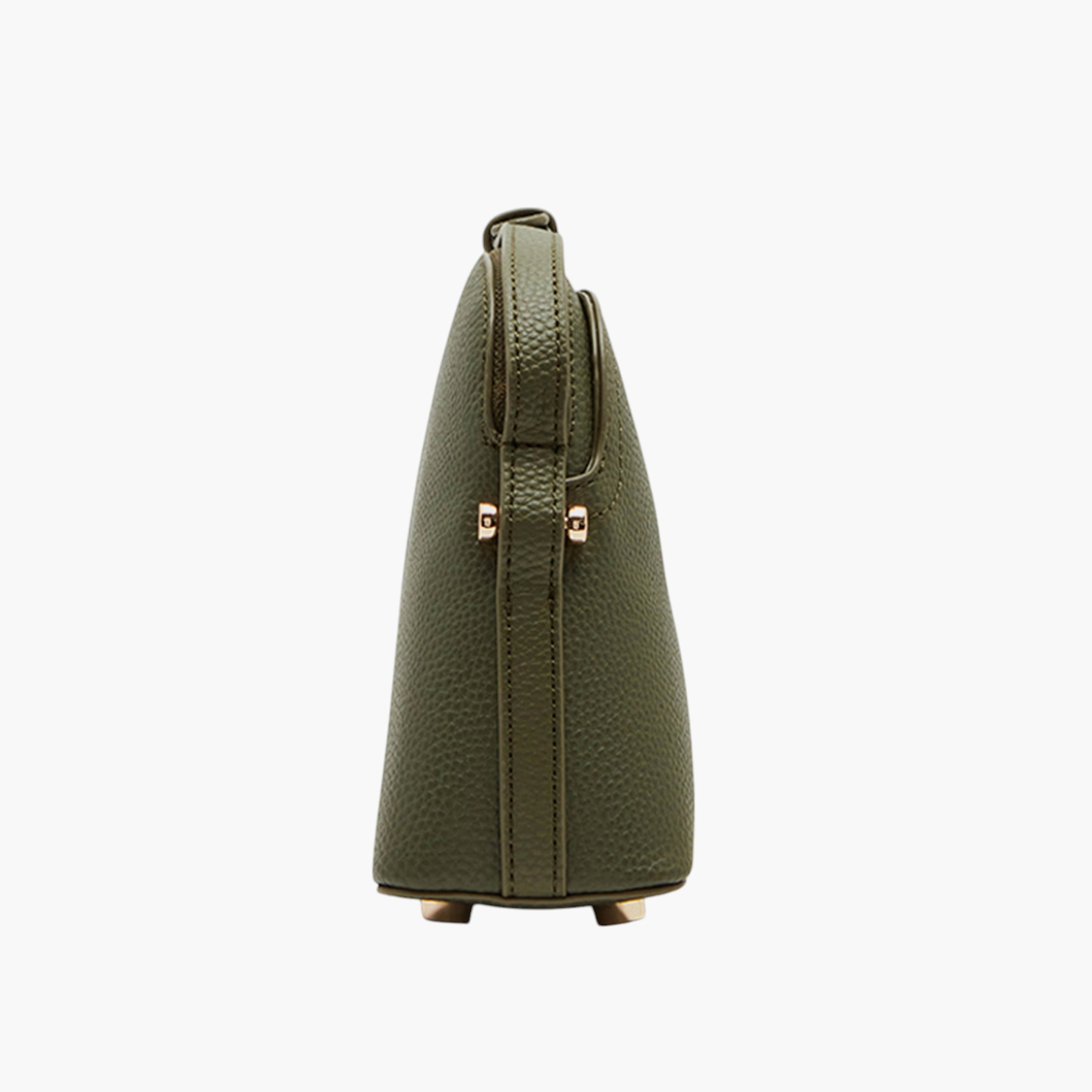 شنطة كروس بودي بارزة الملمس مع حزام قابل للتعديل وسحاب إغلاق من آن كلاين-women-bagsandwallets-handbags-image-4