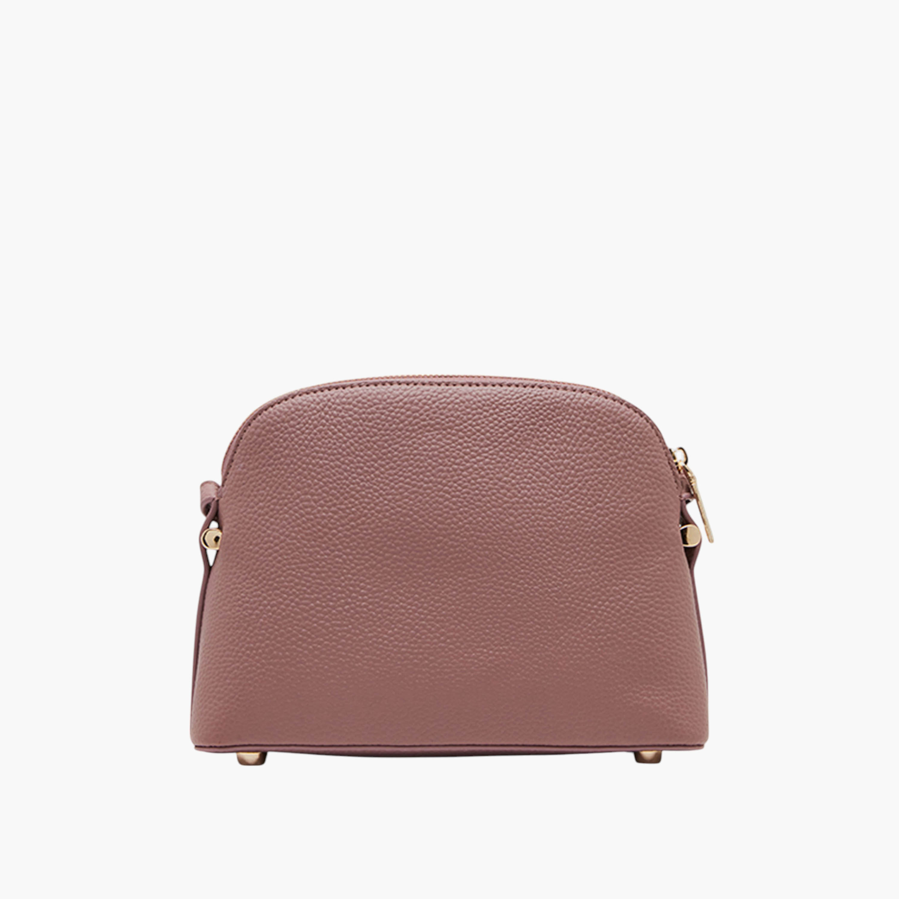 Anne Klein Textured Crossbody Bag with Zip Closure and Adjustable Strap-women-bagsandwallets-handbags-image-3