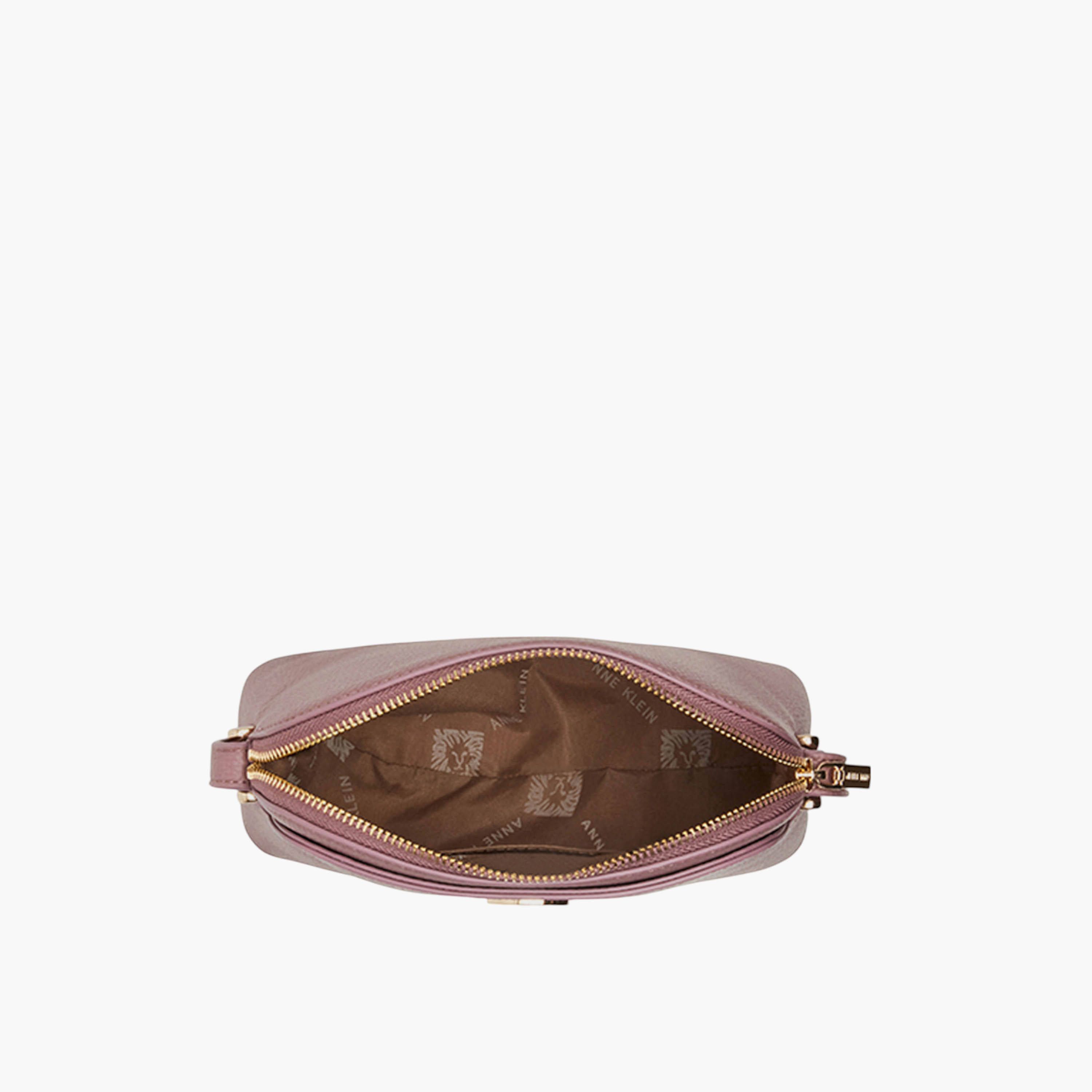 Anne Klein Textured Crossbody Bag with Zip Closure and Adjustable Strap-women-bagsandwallets-handbags-image-4