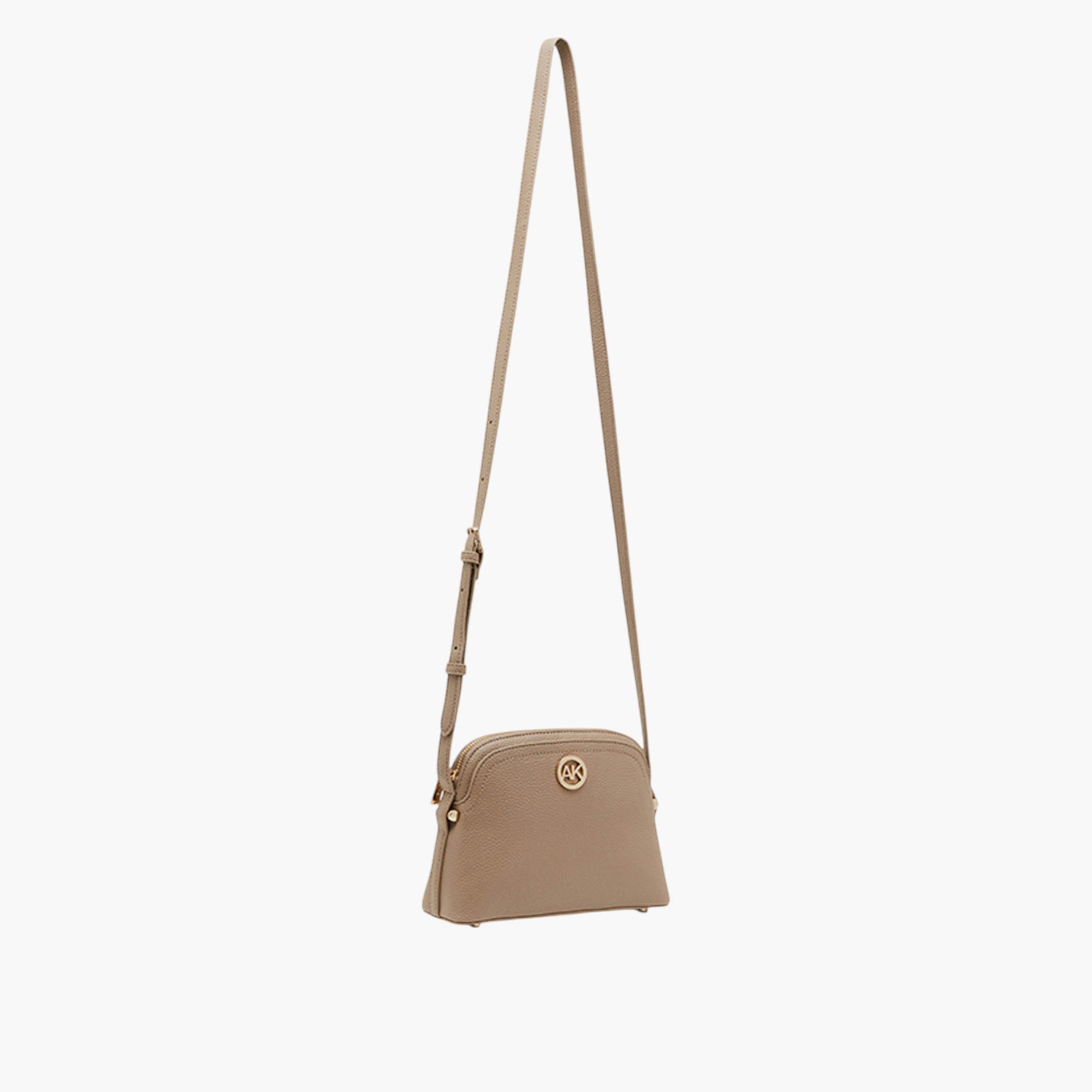 شنطة كروس بودي بارزة الملمس بسحاب إغلاق وحزام قابل للتعديل من آن كلاين-women-bagsandwallets-handbags-image-5
